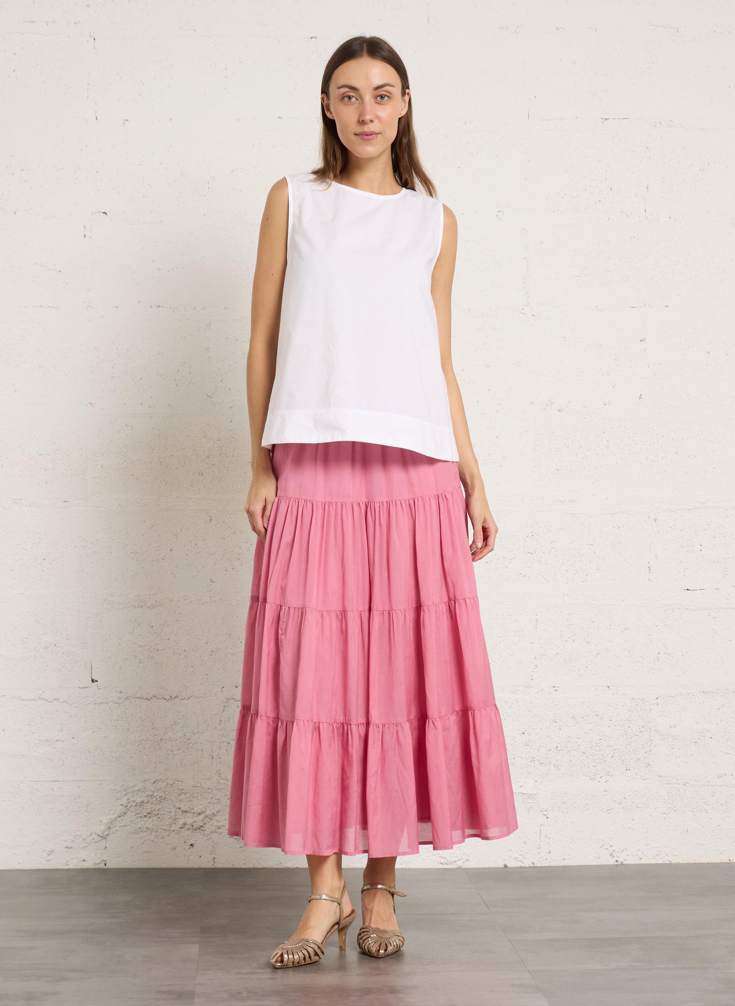 Sandalias altas de ante ANONYMOUS COPENHAGEN Dorado