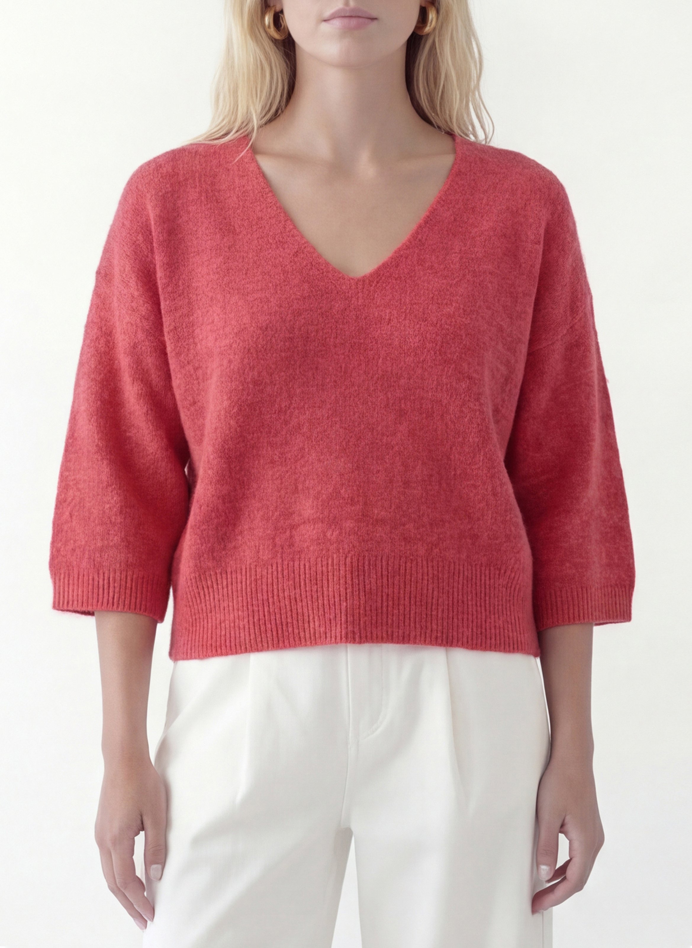 Pullover mit V-Ausschnitt KOOKAI Rot