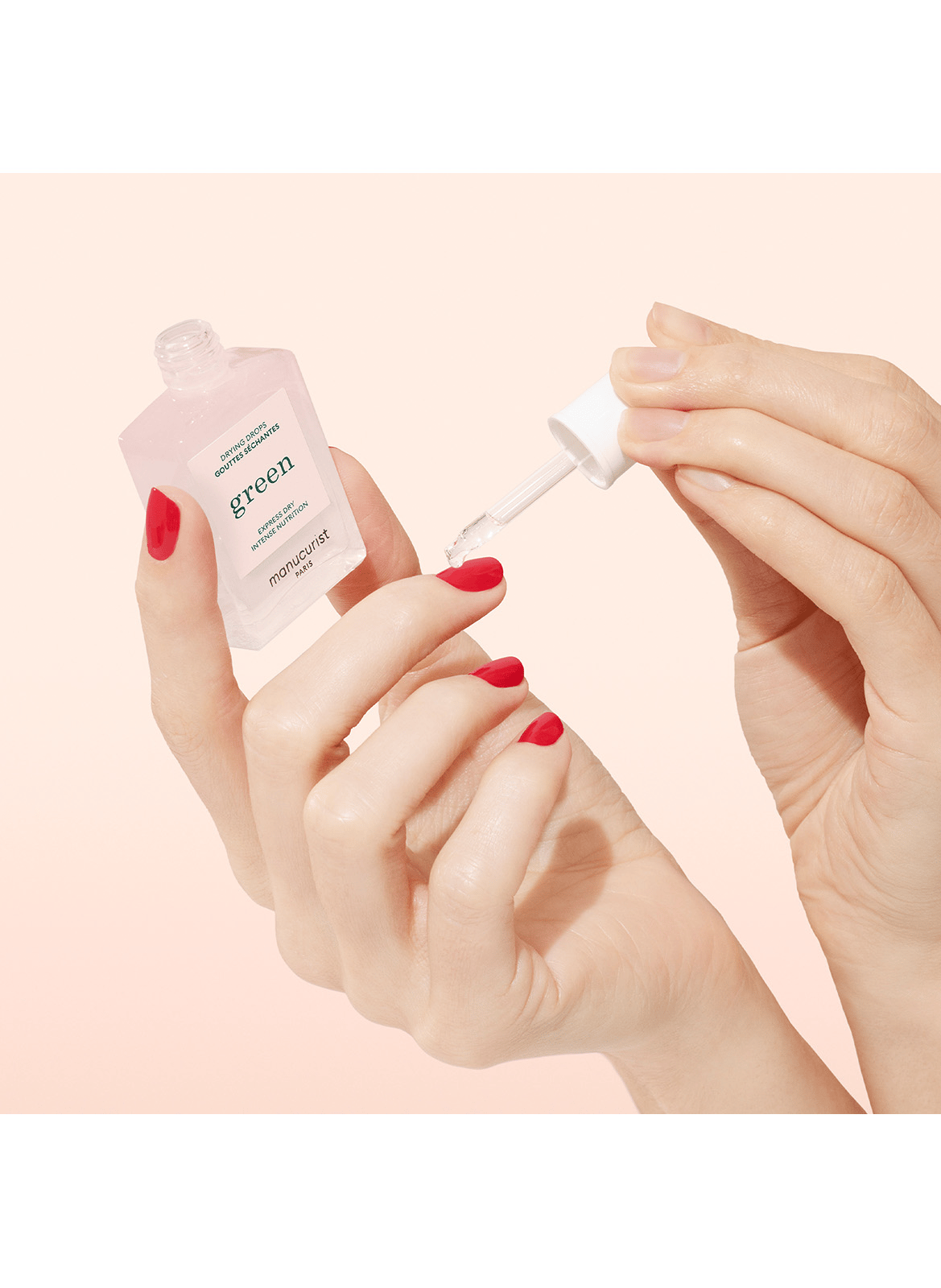 Kit system Green MANUCURIST Poppy red