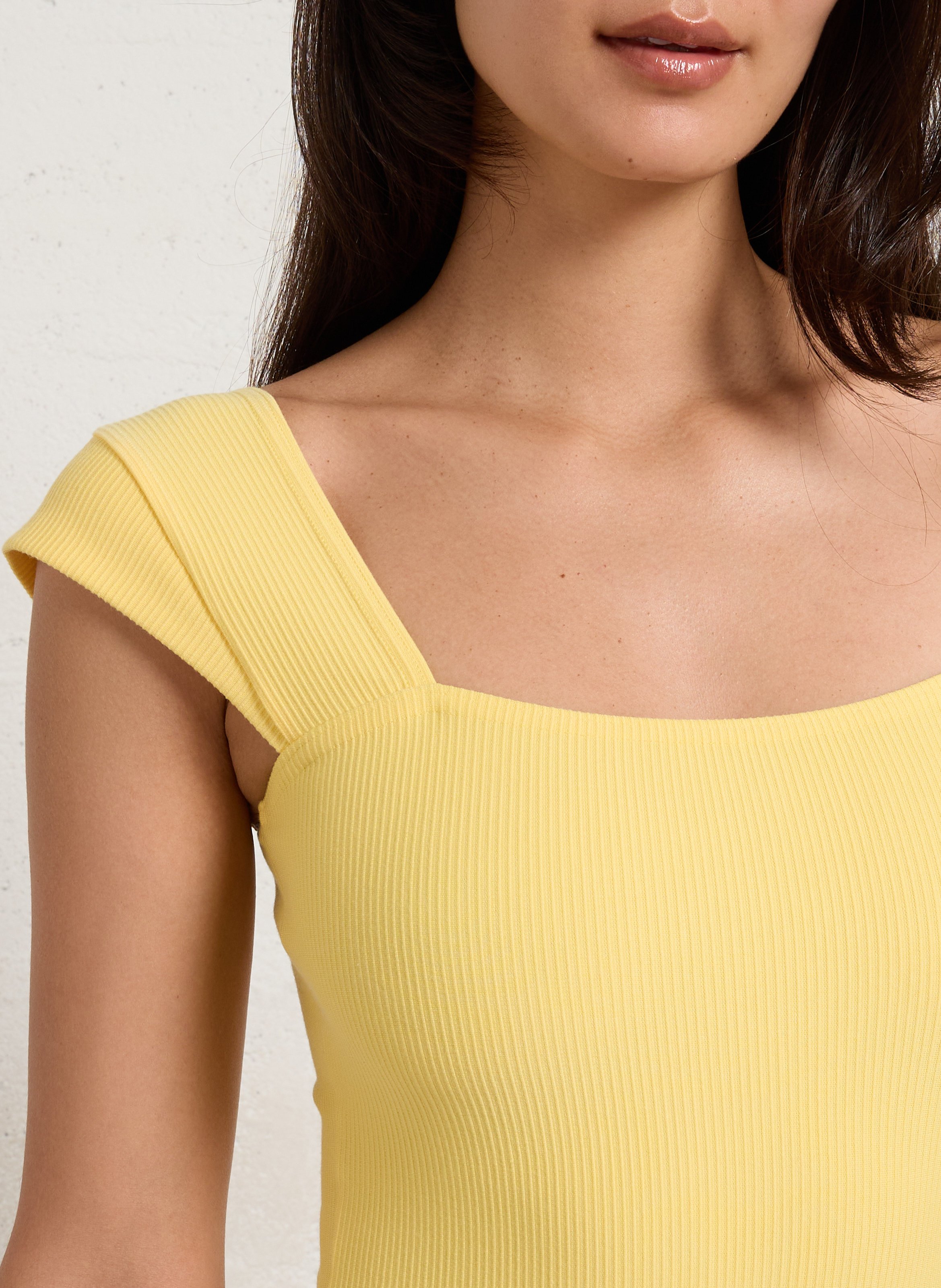 Square-neck body | Yellow FLAIR Women