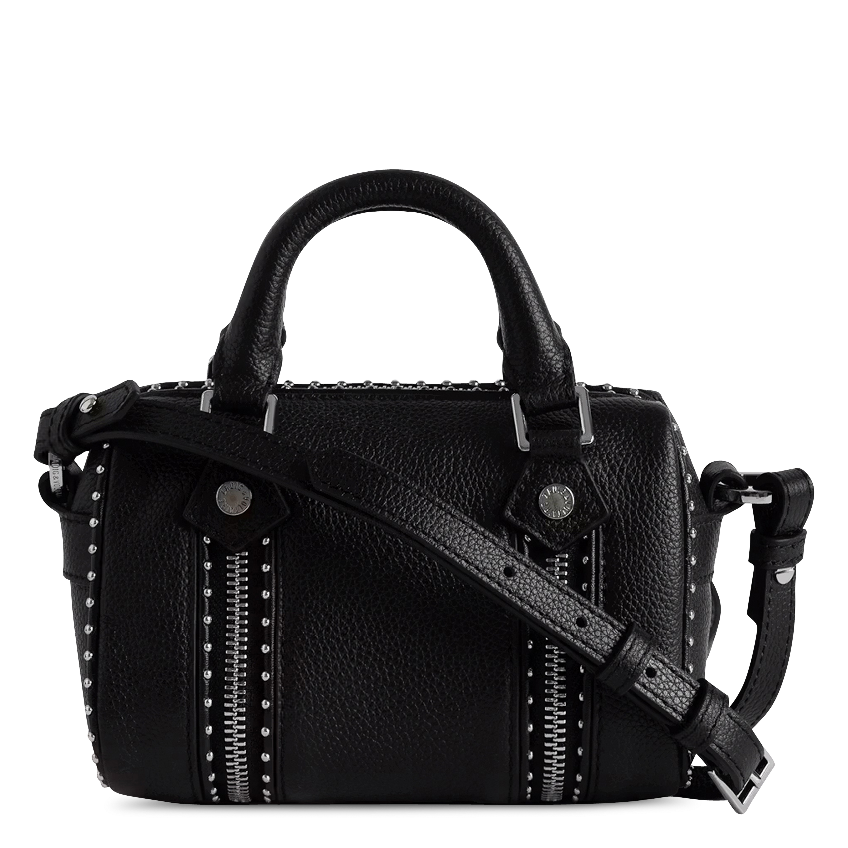Leather handbag ZADIG&VOLTAIRE Black