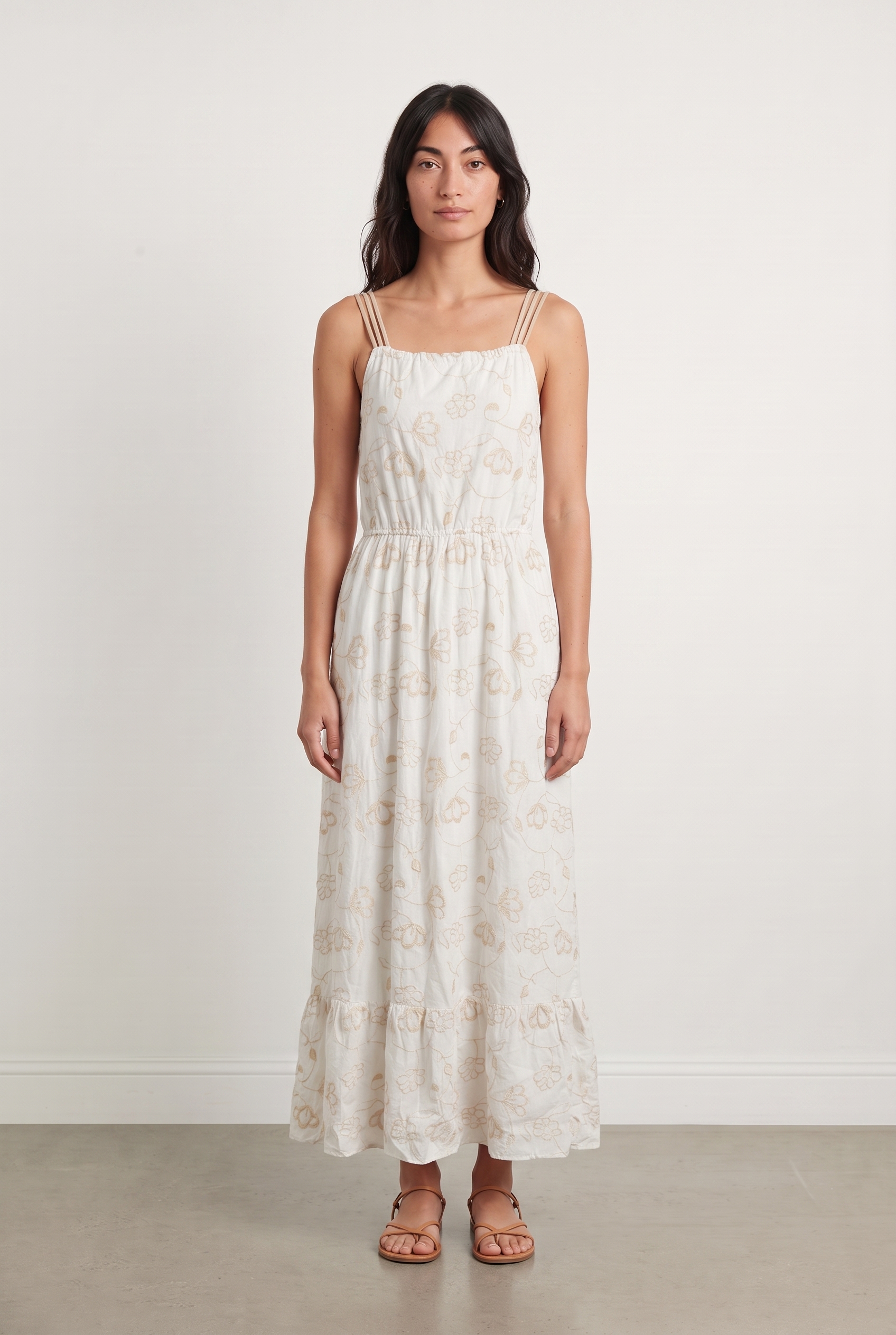 Robe longue SEZANE - Seconde main Blanc