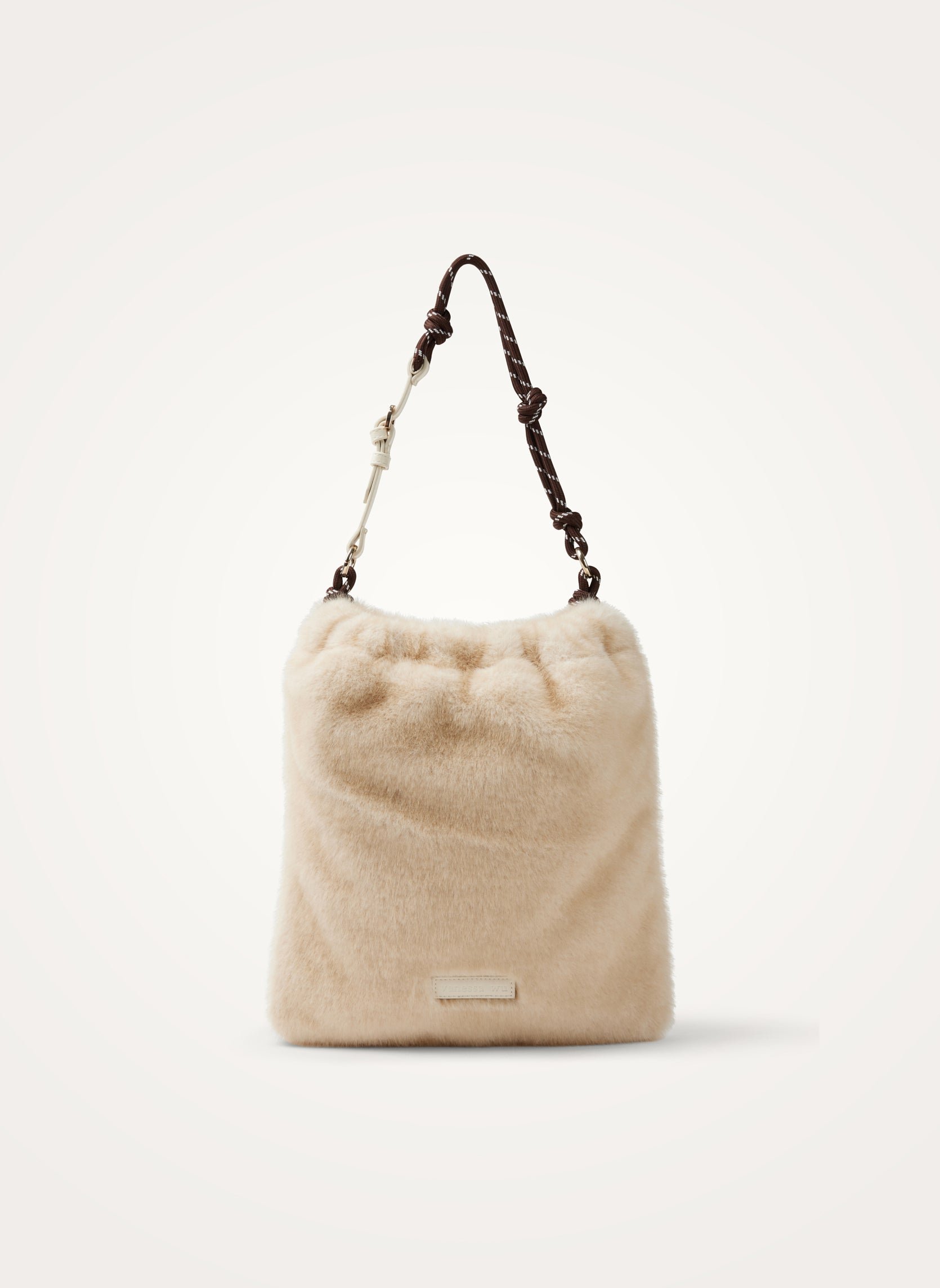 Oversized shoulder bag VANESSA WU Beige