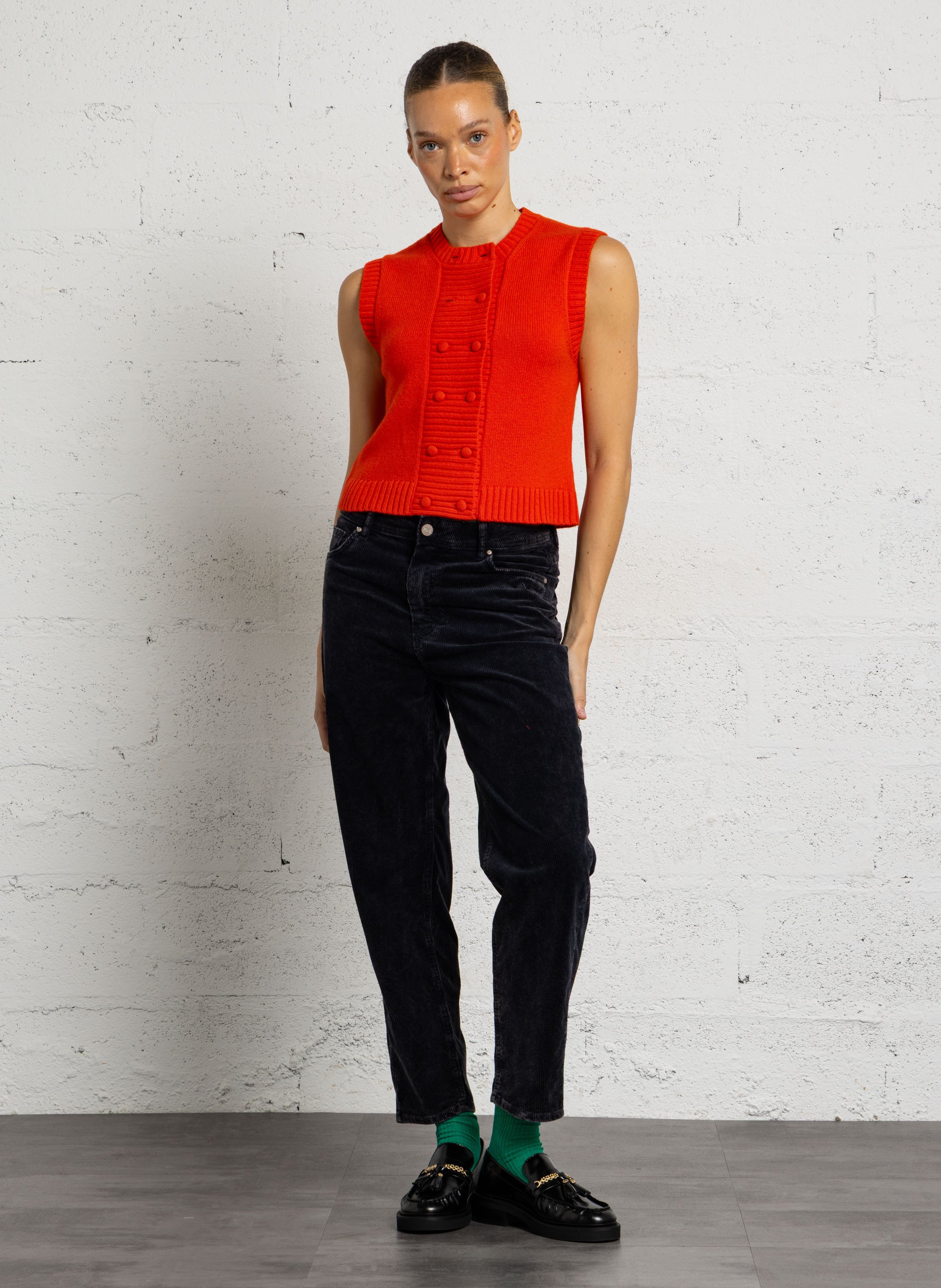 Slim-Fit-Hose aus Baumwoll-Mix HOD PARIS Schwarz