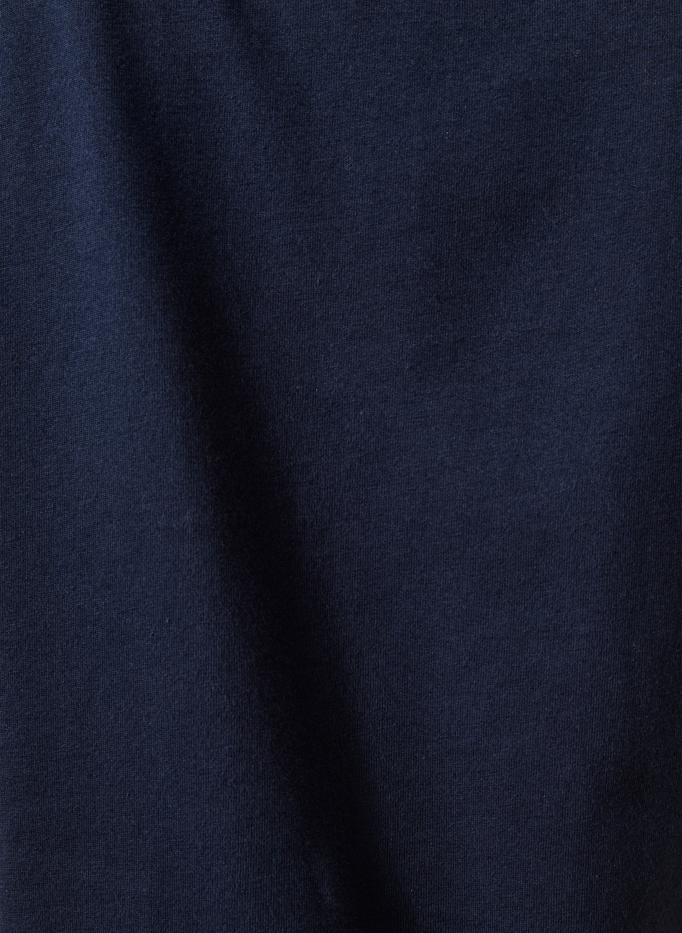 Top ajusté en coton bio LA FEE MARABOUTEE Bleu