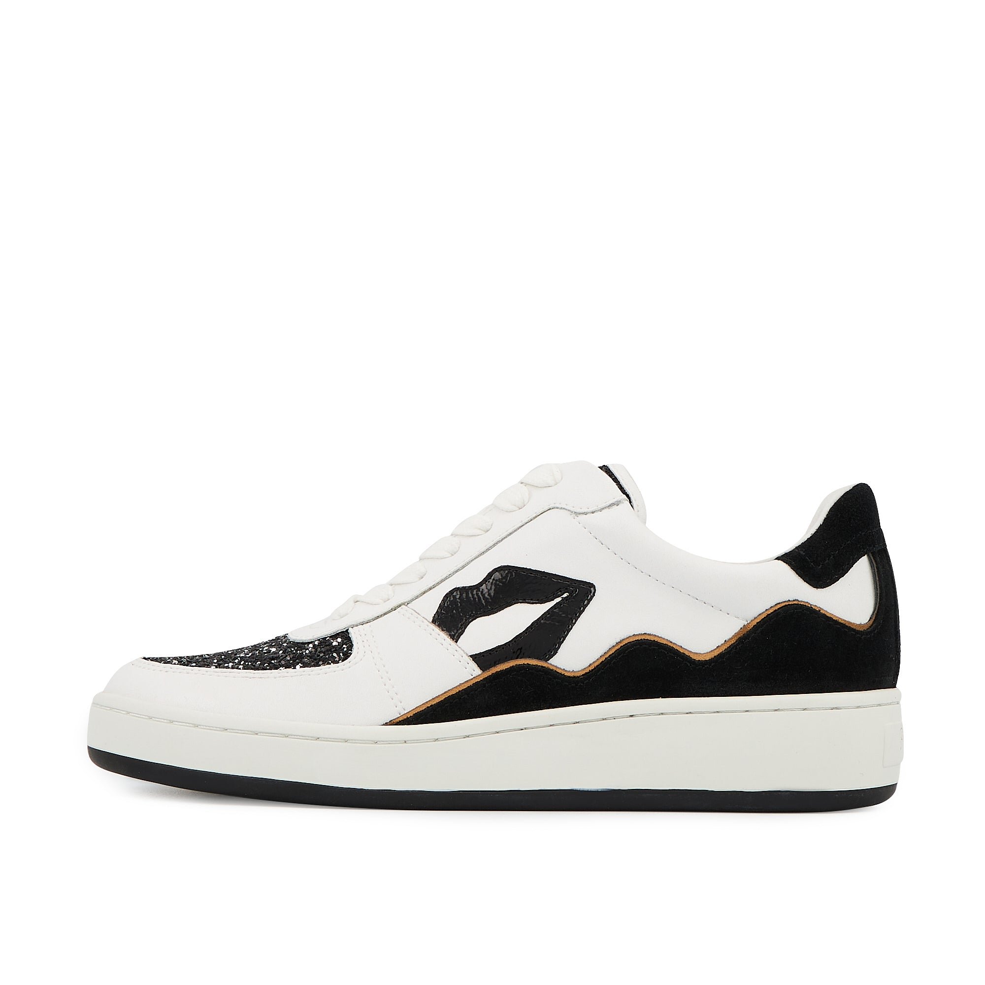 Leather sneakers BONS BAISERS PARIS Black