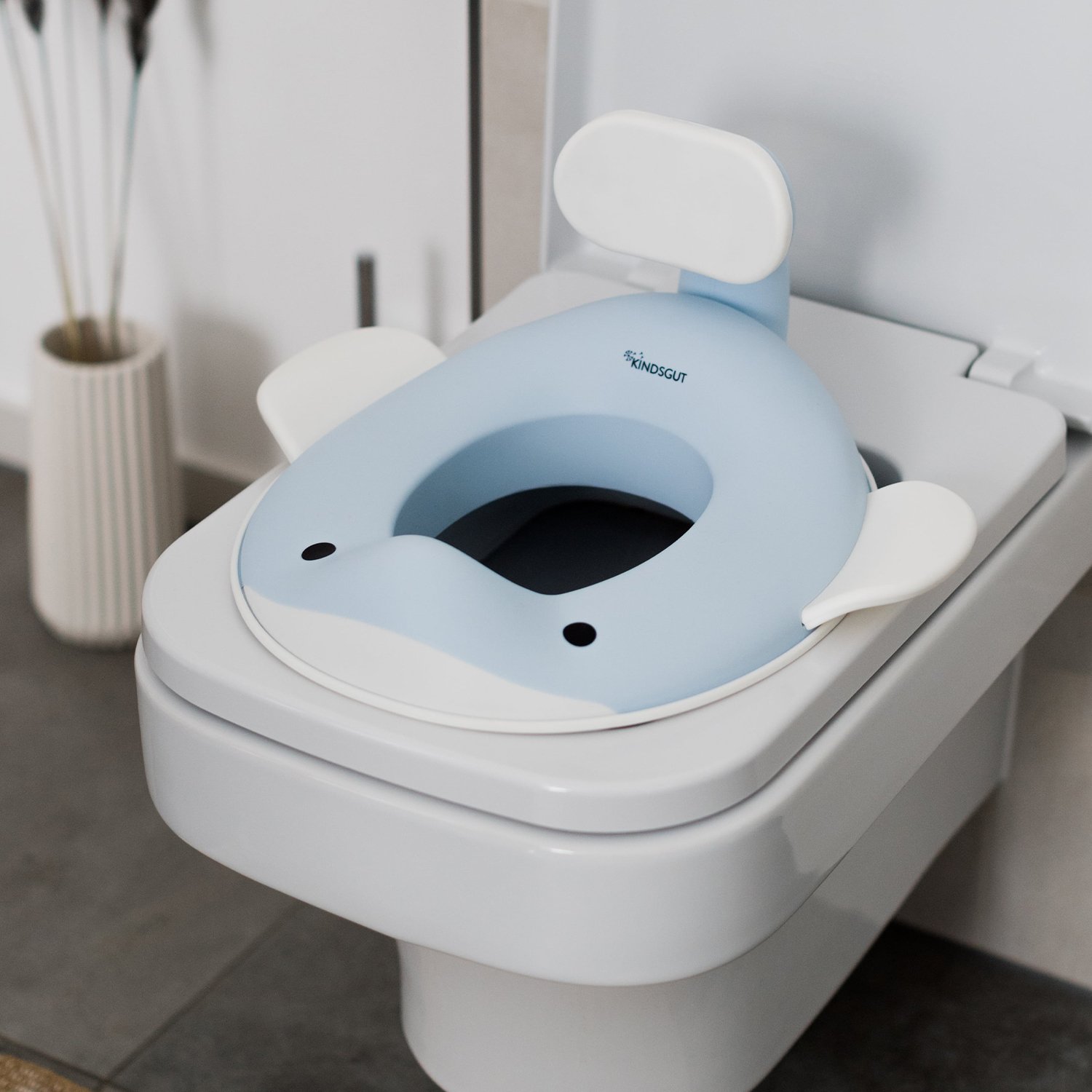 Whale kids' toilet seat KINDSGUT Blue