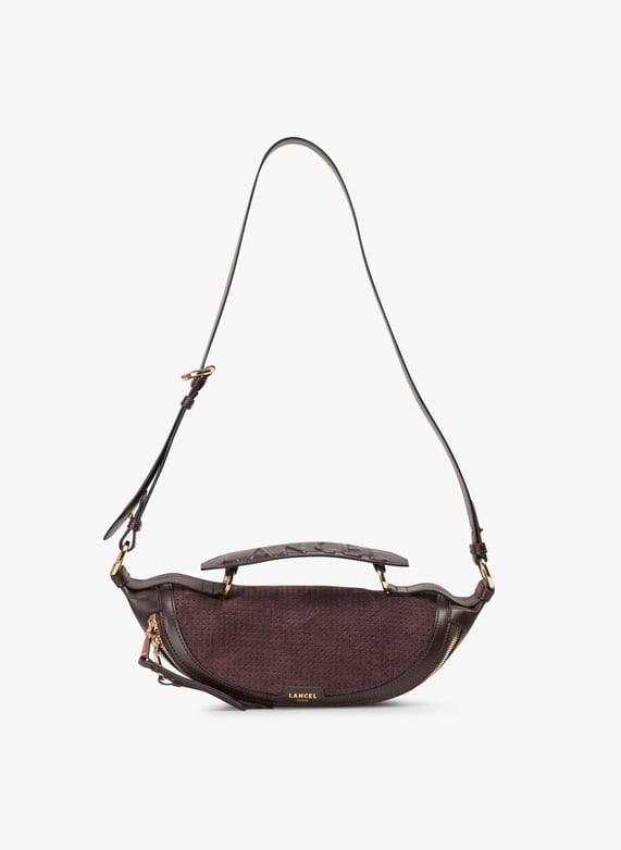 Hufttasche aus Leder in Braun