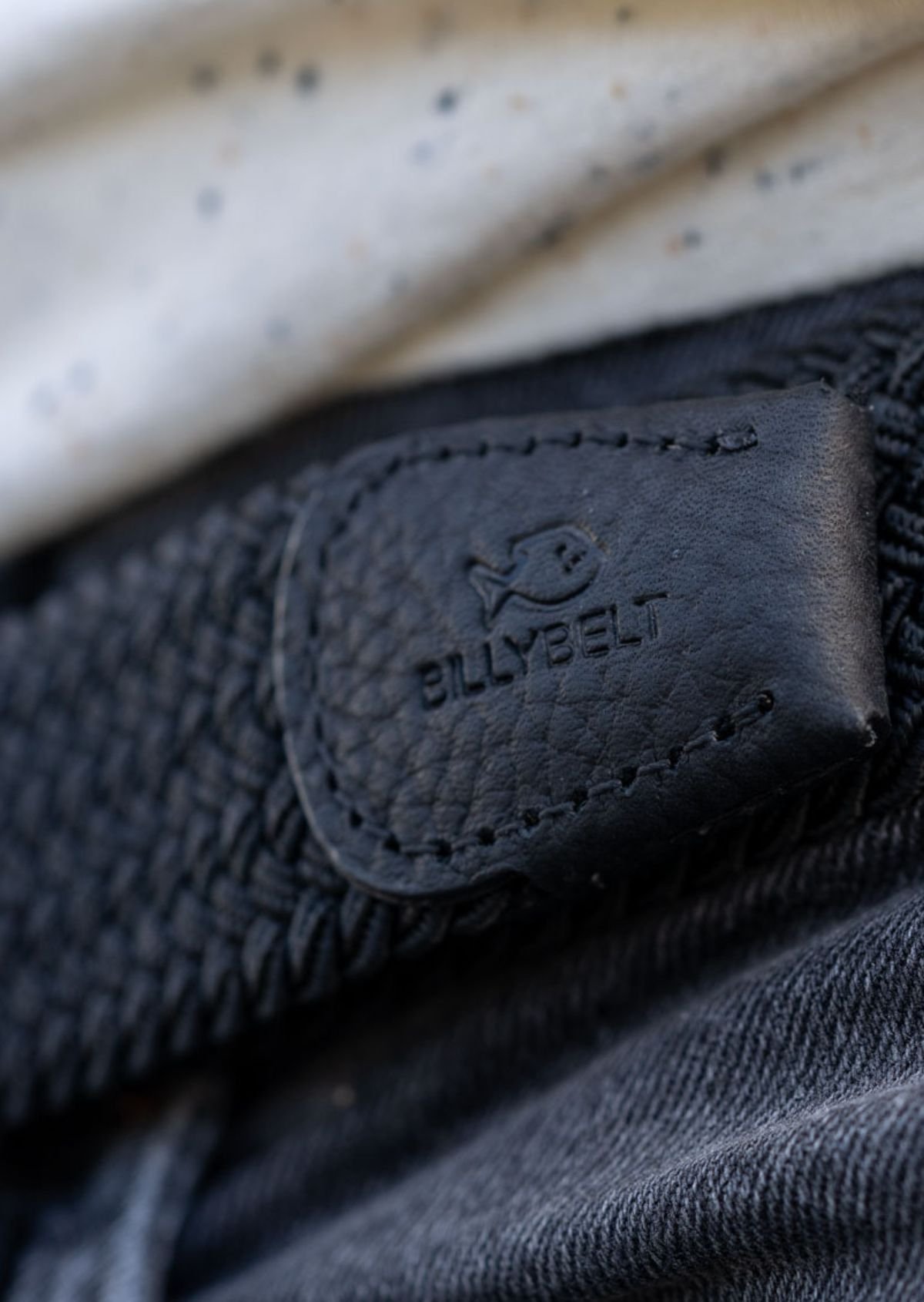 Solid Elastic Braided Belt BILLYBELT Black