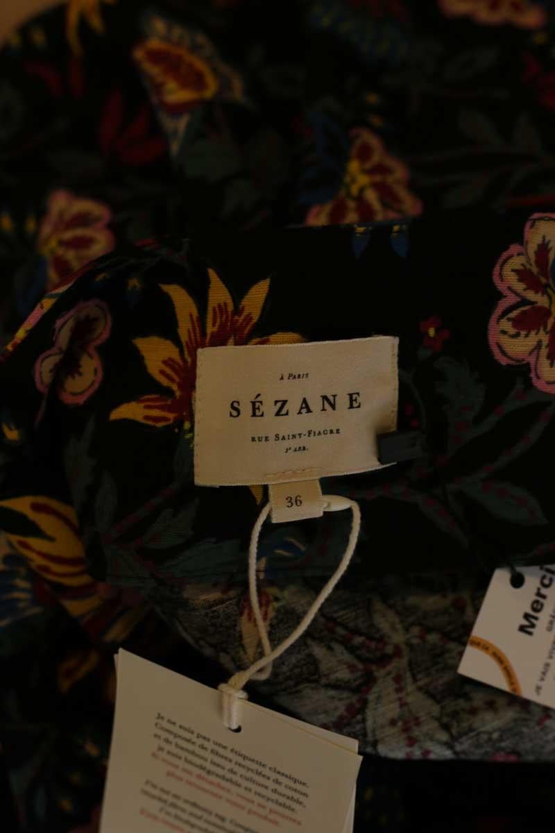 Cotton mini skirt SEZANE - Seconde main Multicolored