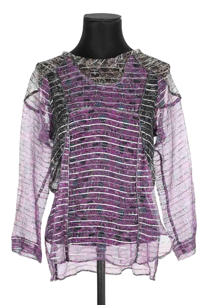 Silk blouse ISABEL MARANT - Seconde Main Purple