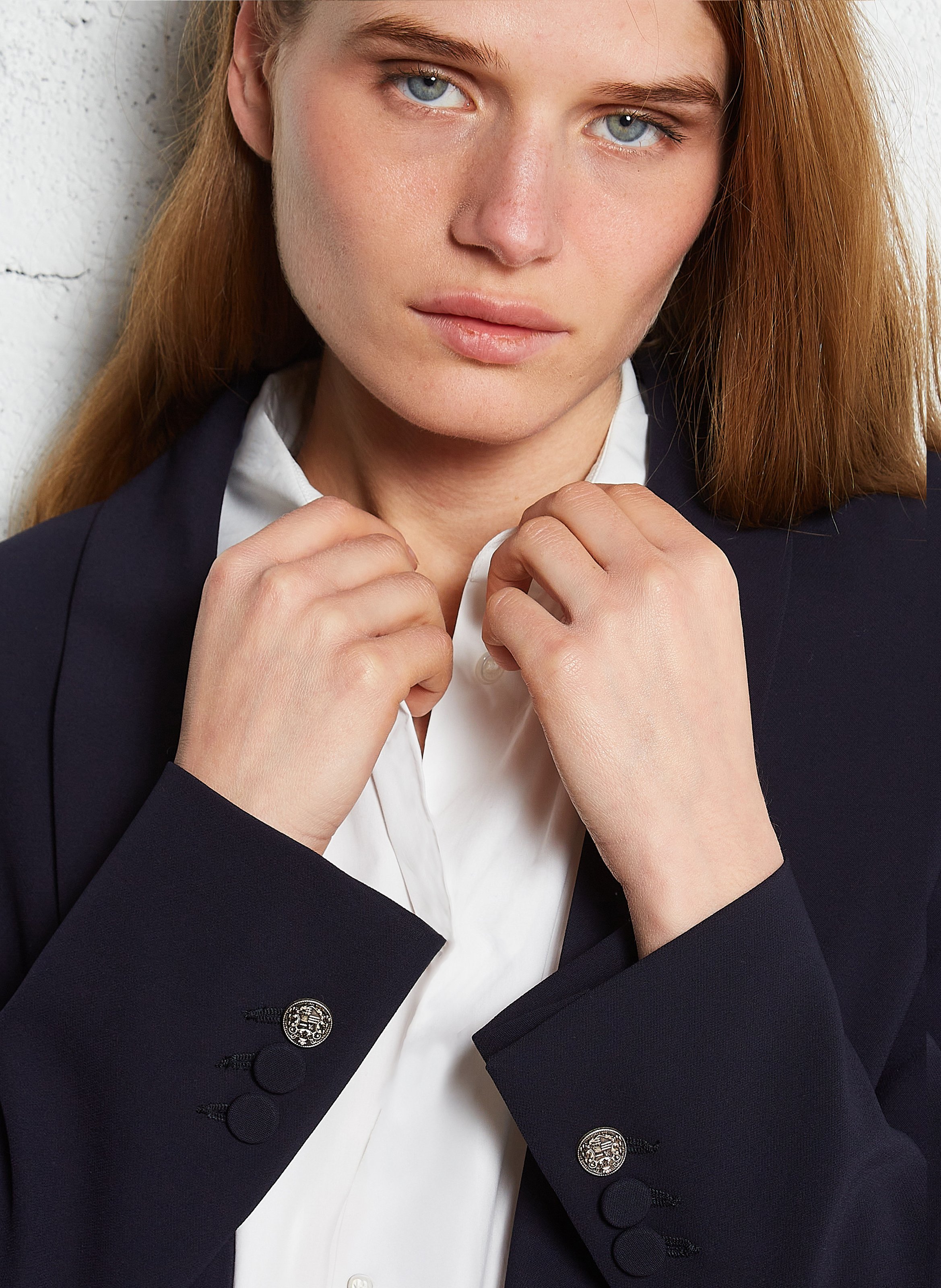 Veste col tailleur MAISON 123 Bleu