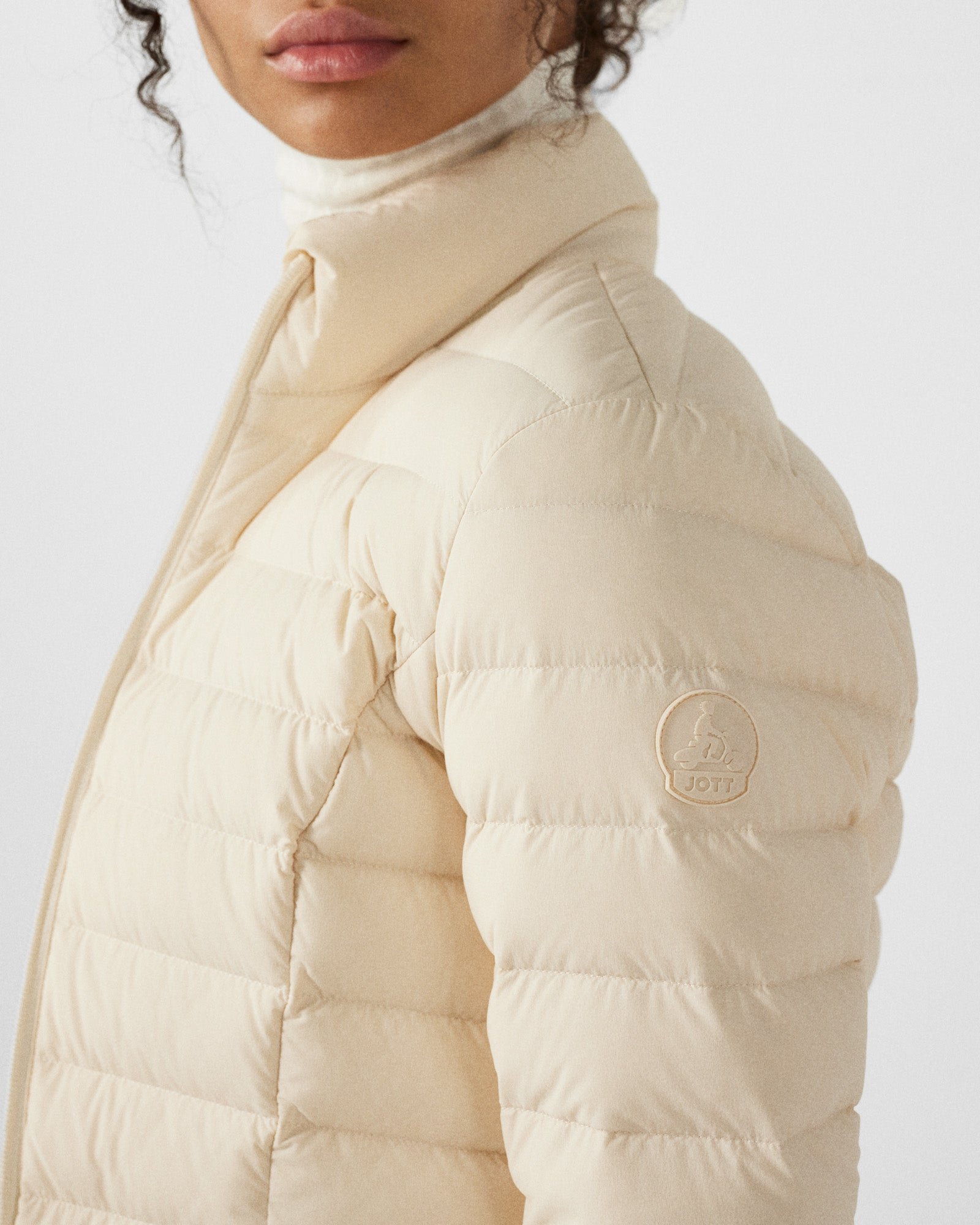Lightweight stretch down jacket Maia JOTT White