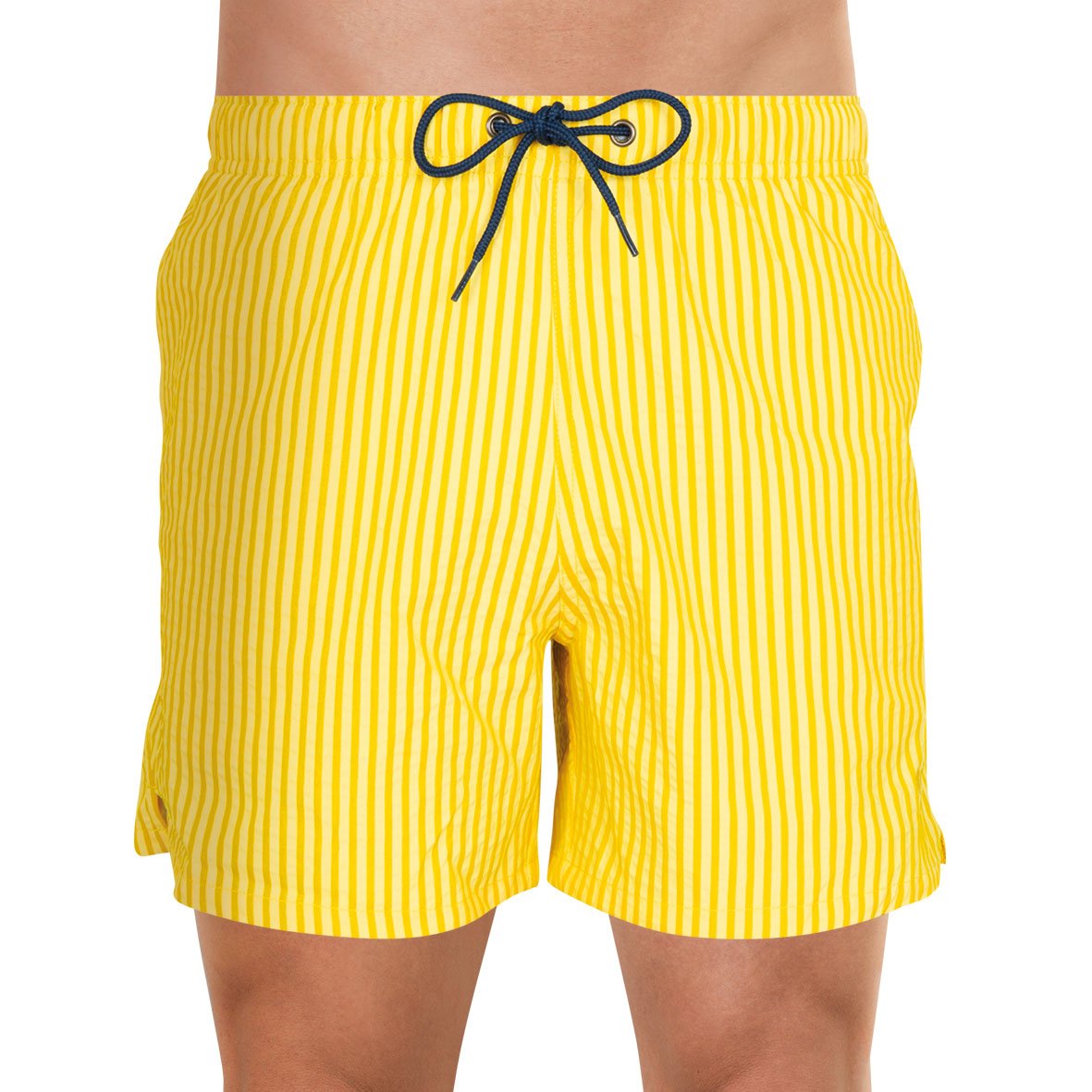 Men's swim shorts made from recycled fibers - Eminence signature EMINENCE Yellow