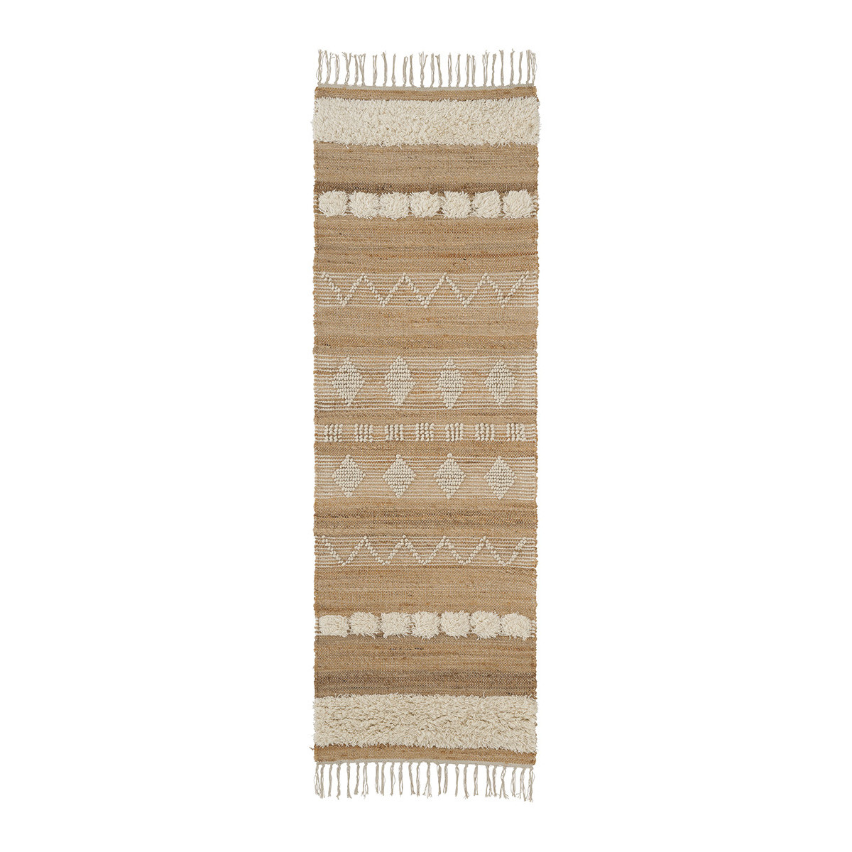 Tanger hallway rug BLANC D'IVOIRE Beige