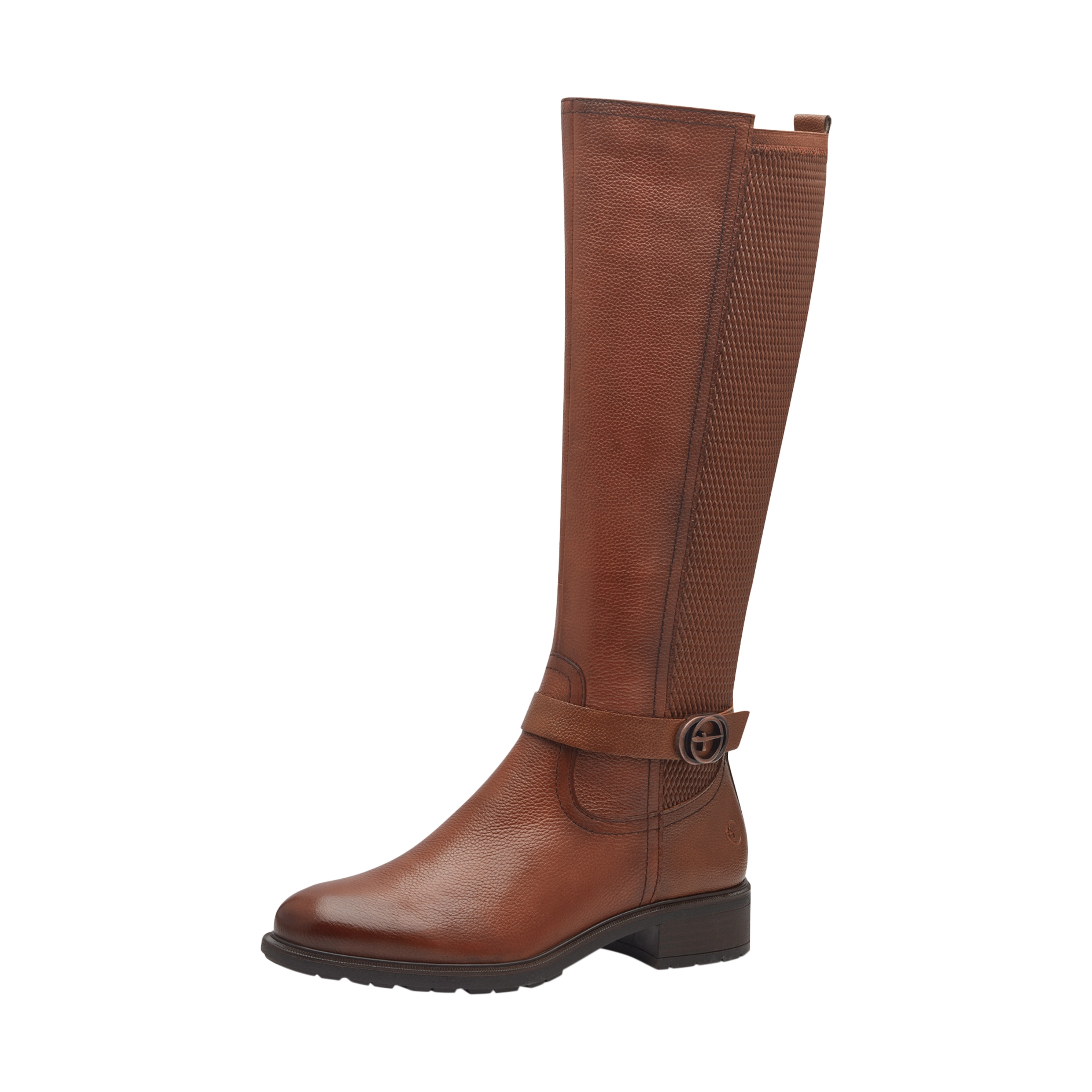 Leather boots TAMARIS Brown