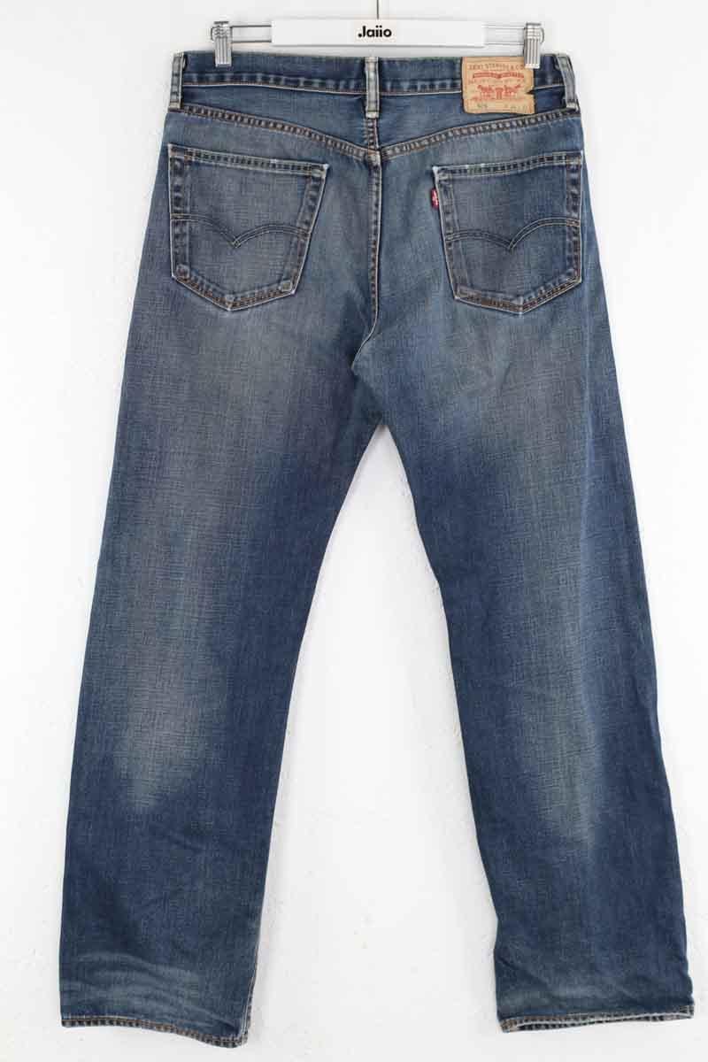 Cotton straight jeans LEVI'S - Seconde main Blue