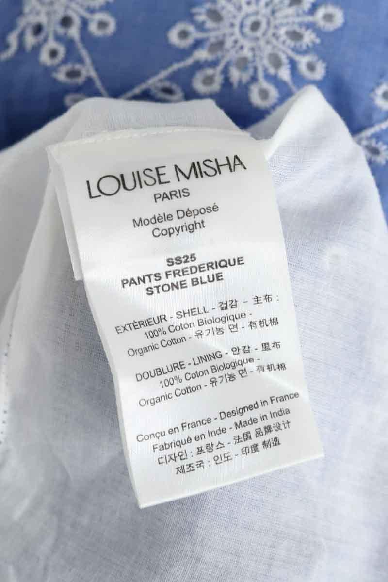 Wide cotton trousers  LOUISE MISHA - Seconde Main Blue