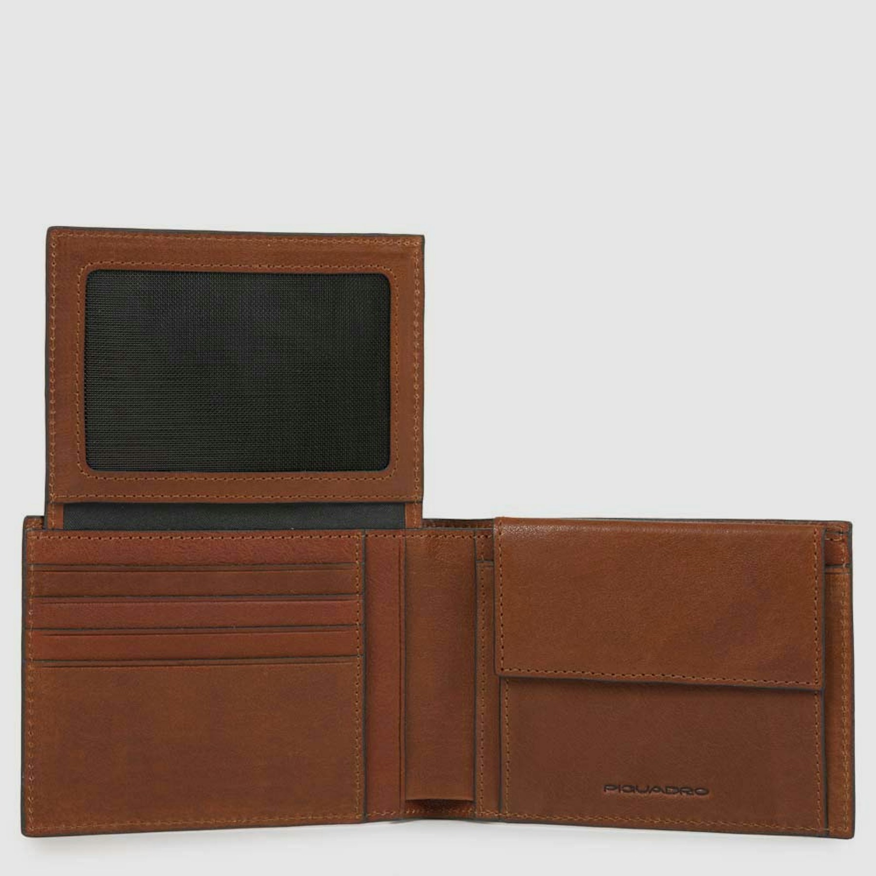 Babylon leather wallet PIQUADRO Brown