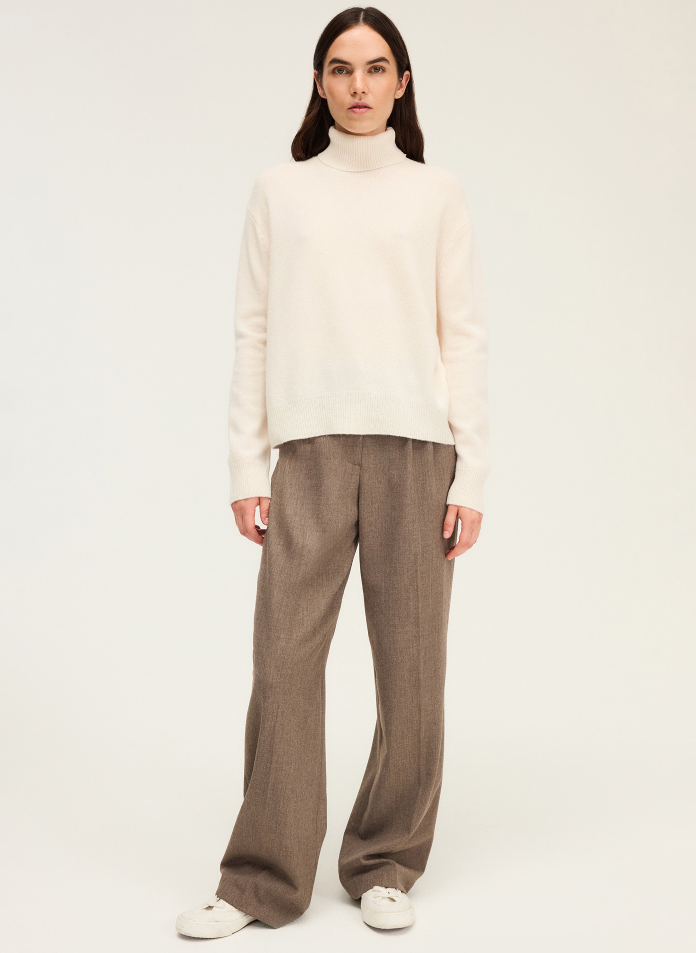 Wollen coltrui PABLO Beige