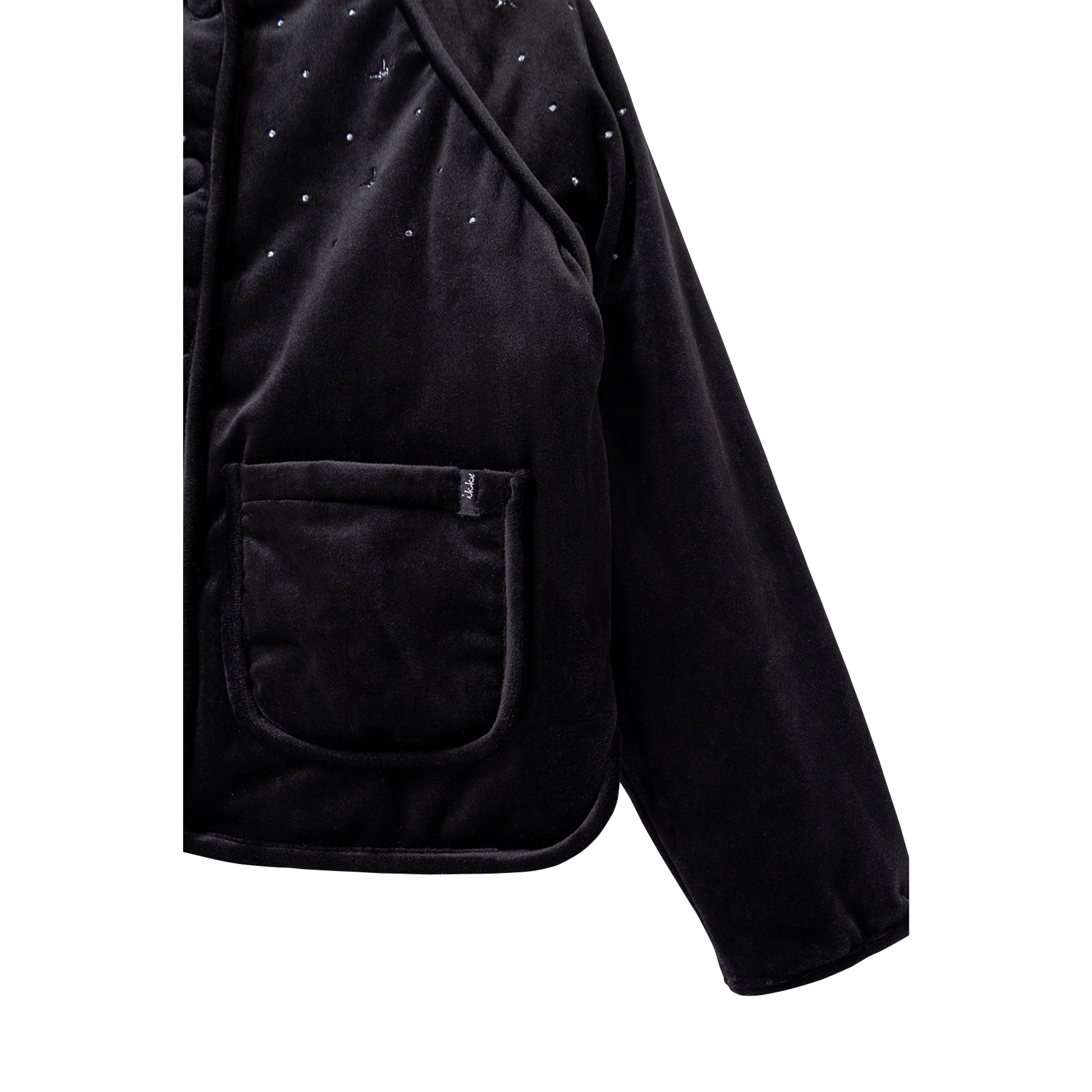 Veste col rond en velours IKKS JUNIOR Noir