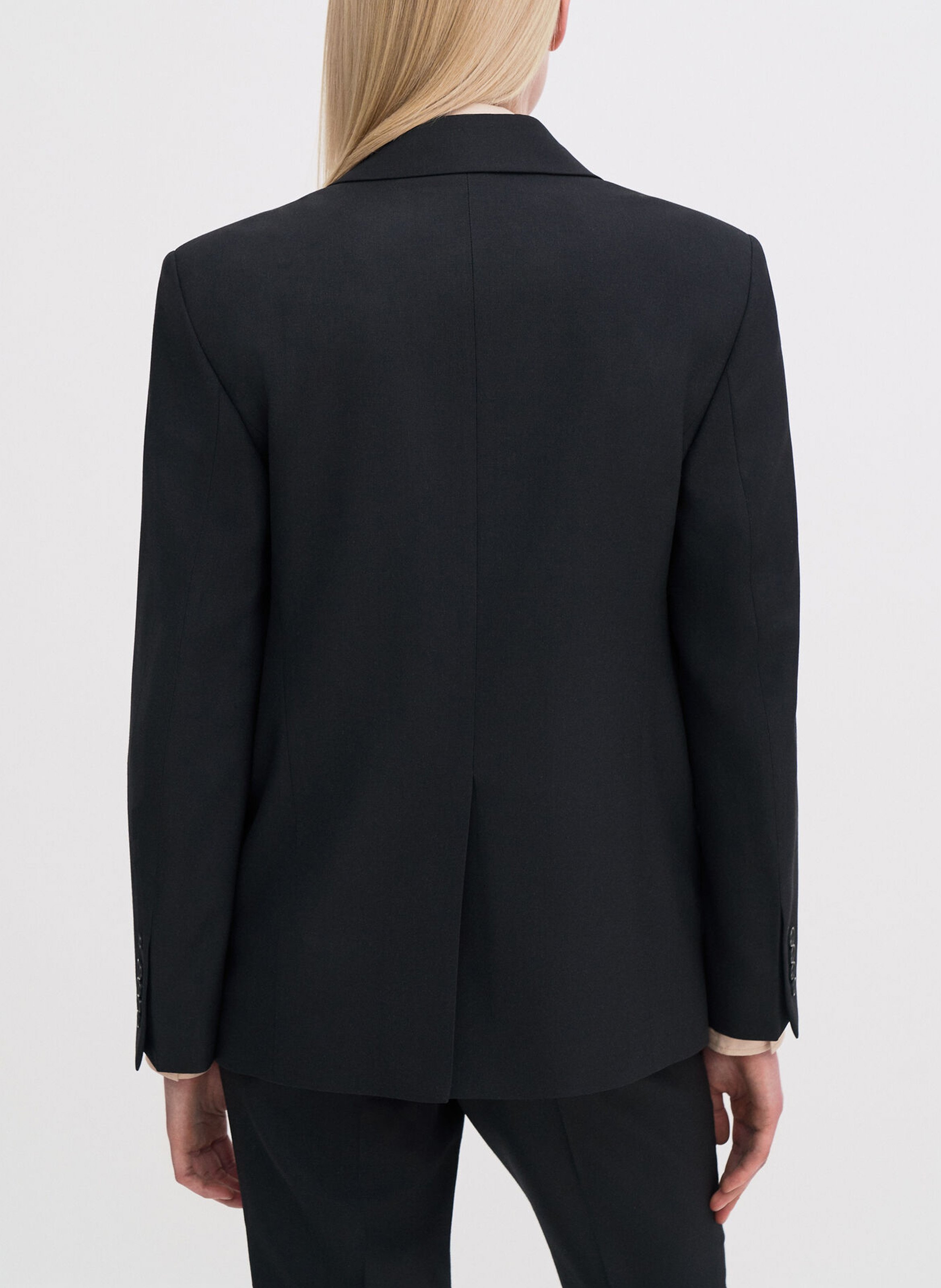 Veste de tailleur en laine mélangée FILIPPA K Noir