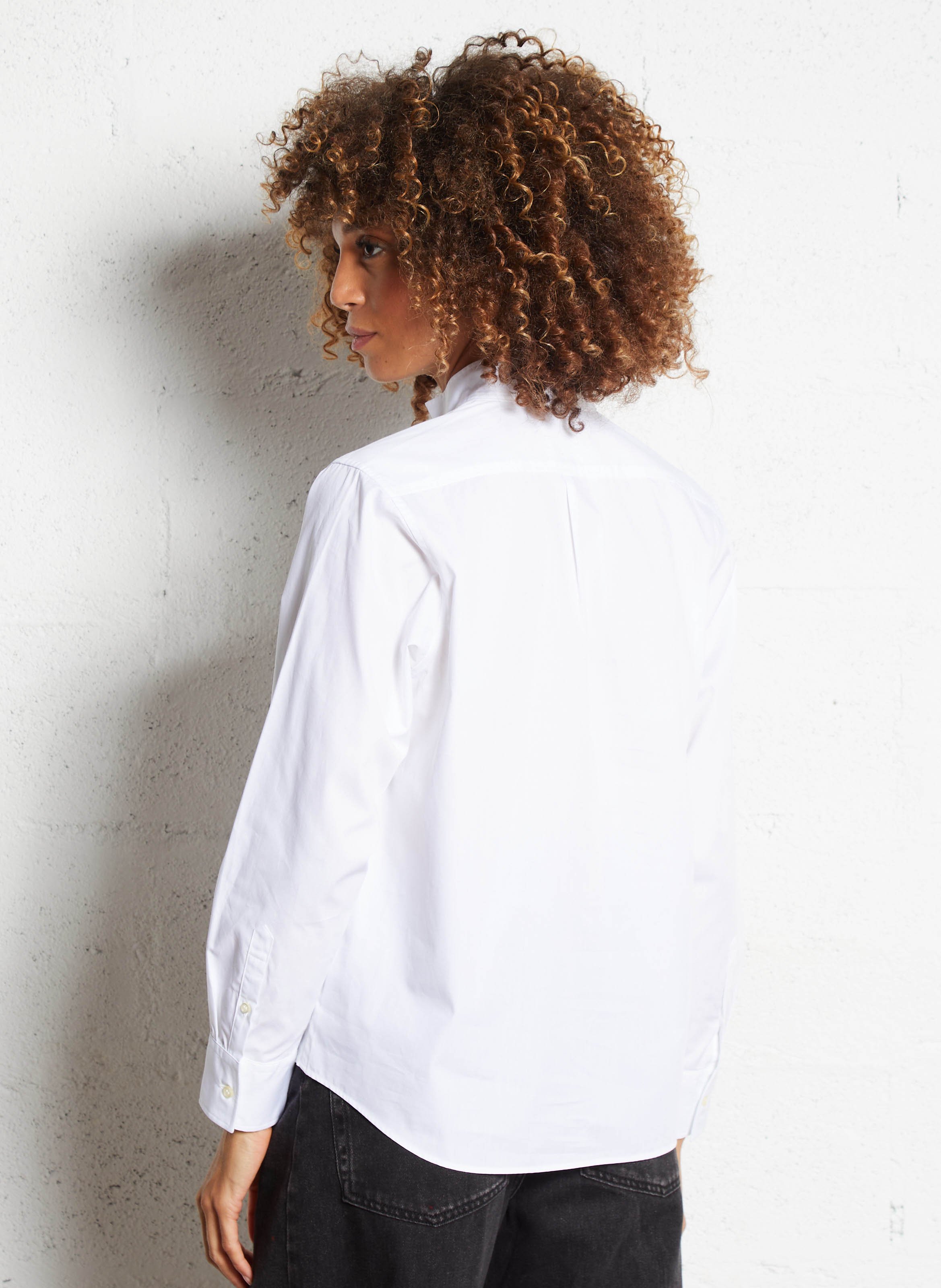 Effen overhemd Colonel LEON & HARPER Wit