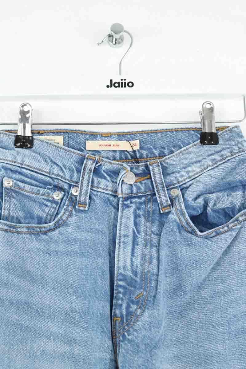 Cotton straight jeans LEVI'S - Seconde main Blue