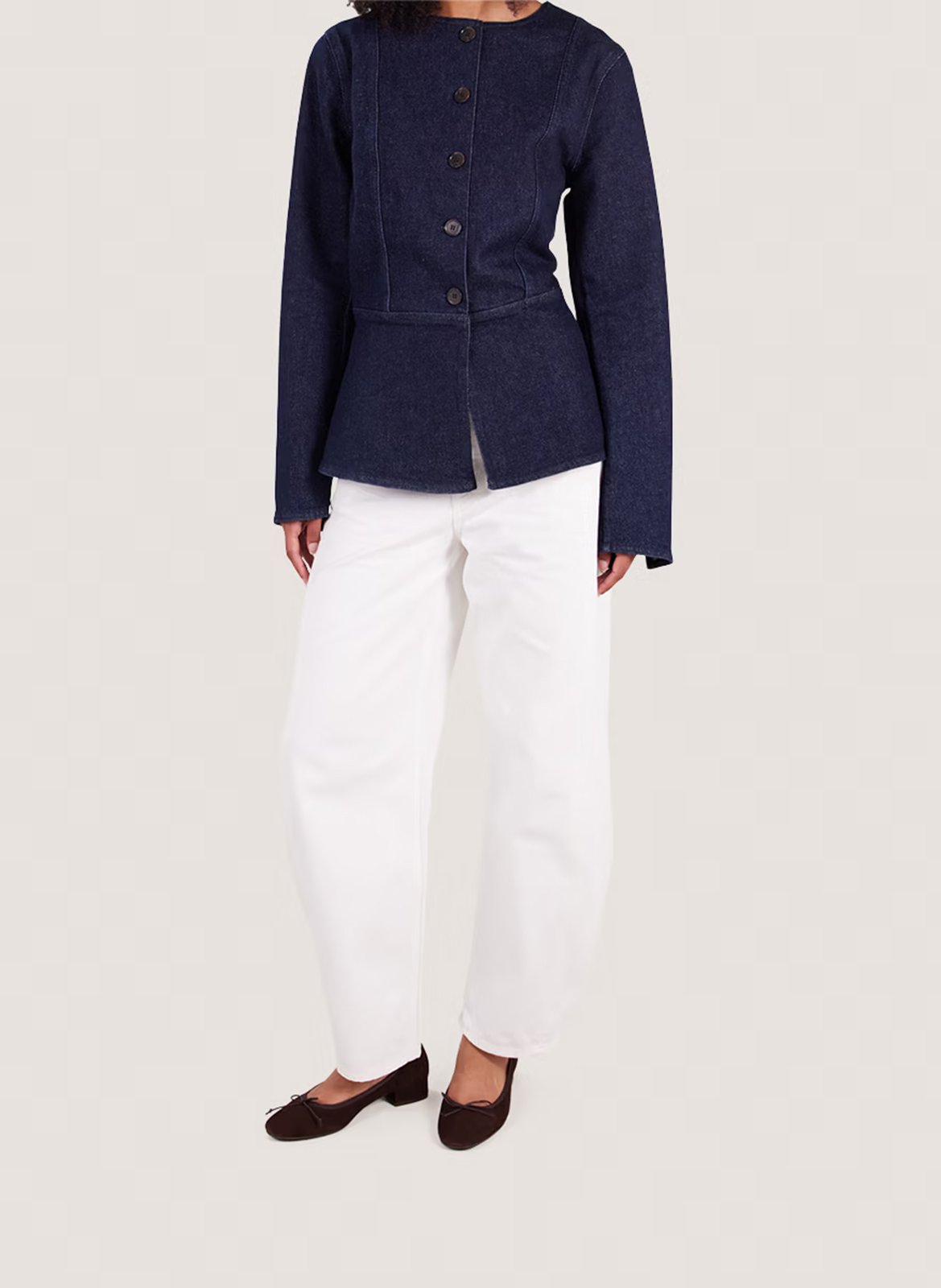 Suede ballet pumps JONAK Brown