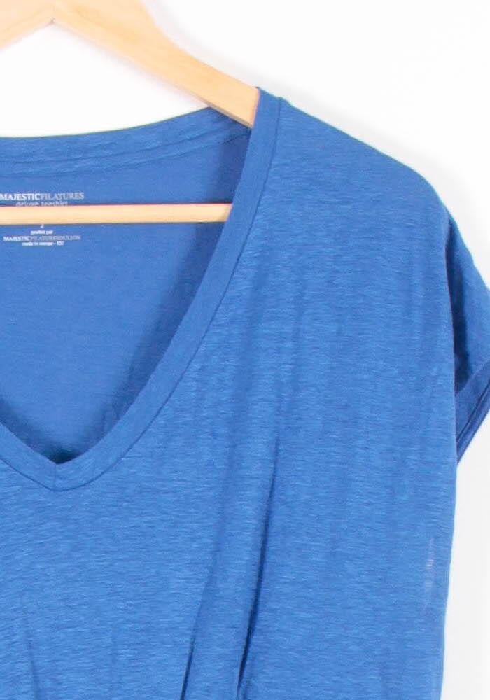 Short & Midi Dress MAJESTIC FILATURES - SECONDE MAIN Blue