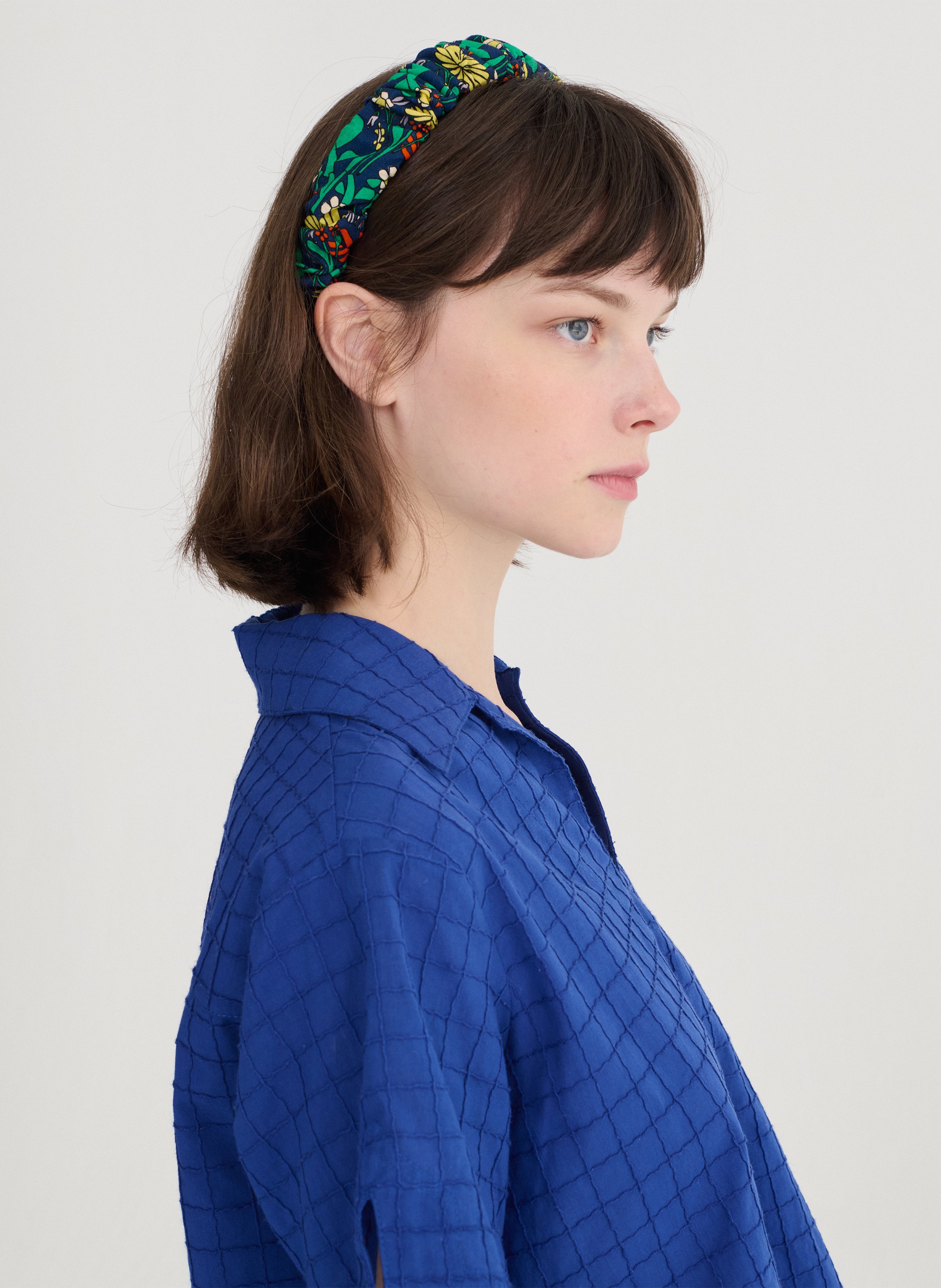 Haarband van gerecycled katoen met print BOBO CHOSES Blauw