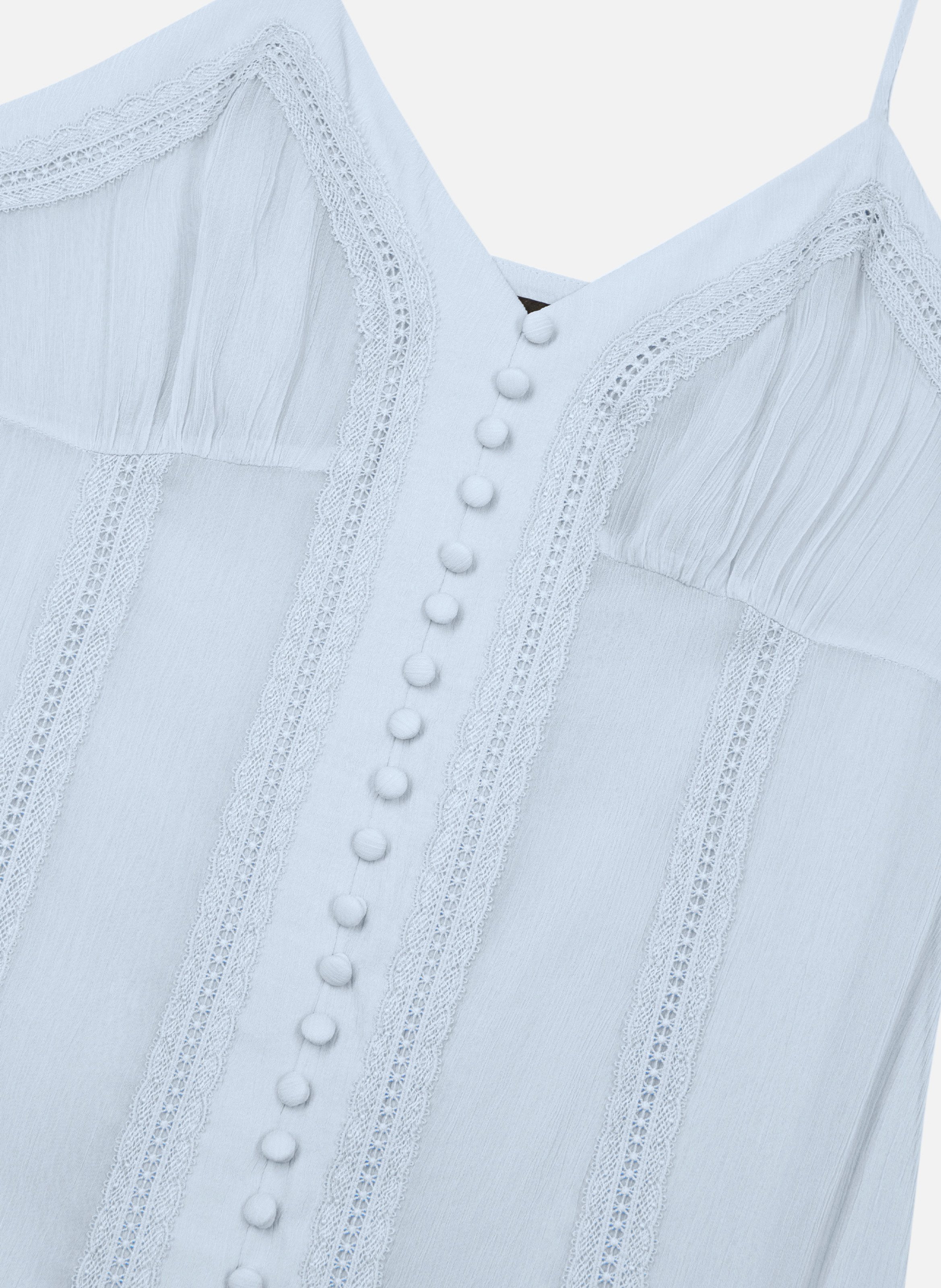 Short dress with lace details THE KOOPLES Blue