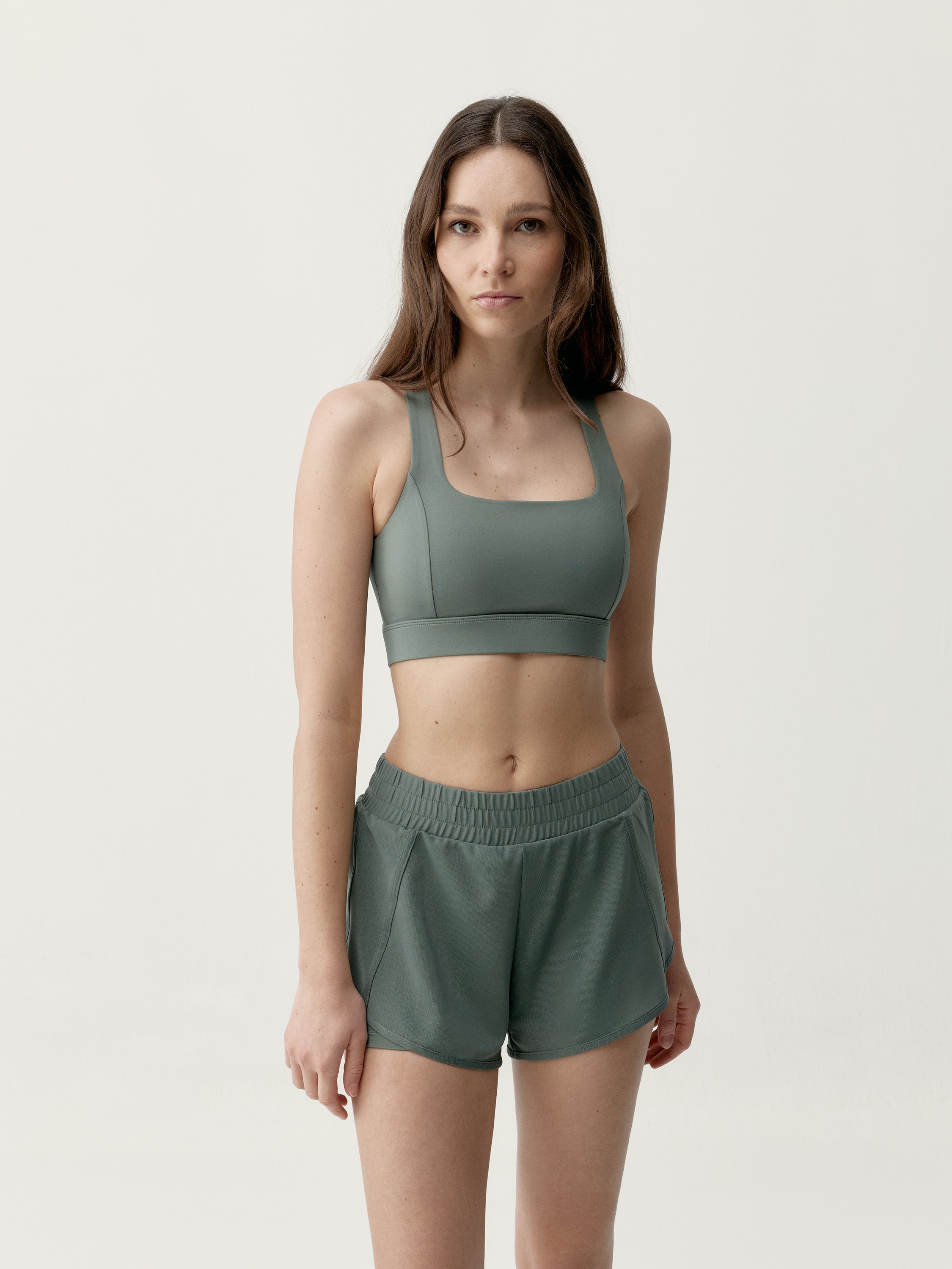 Brassière de sport performance fixation haute padma 2.0 BORN Vert