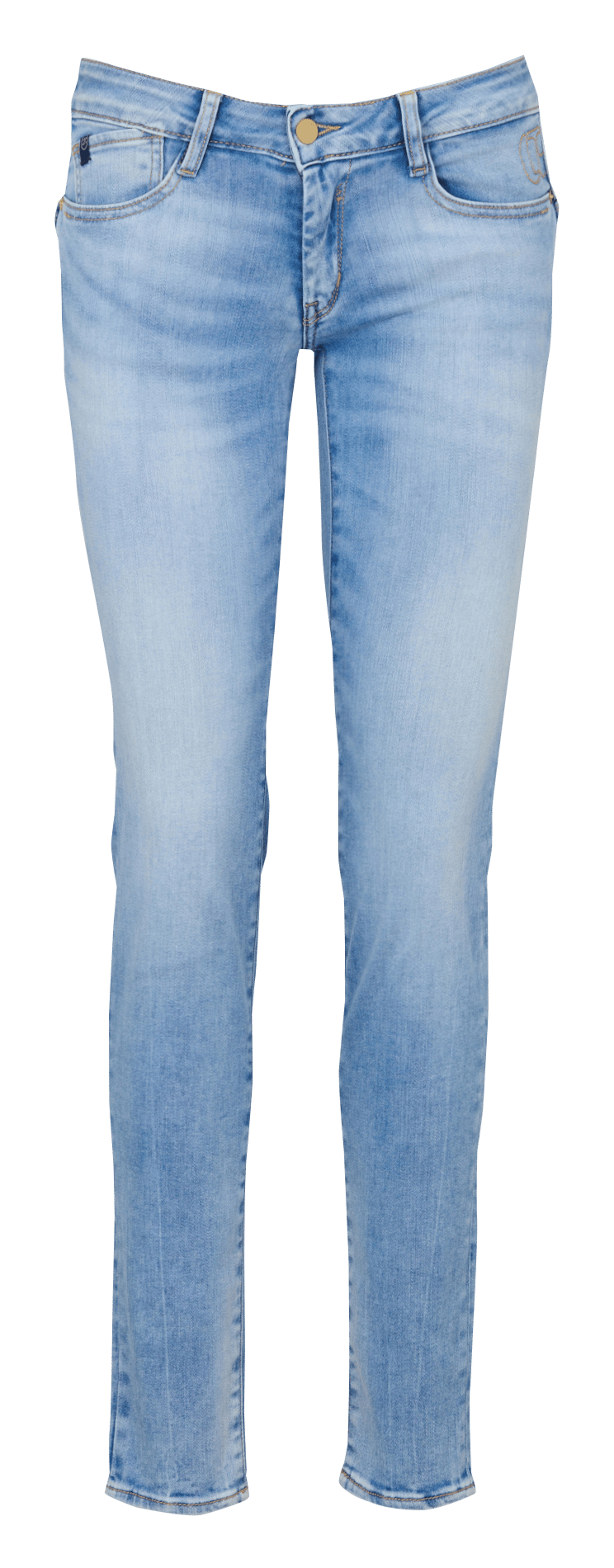 - Straight-leg jeans
- 5 pockets
- Straight cut
- Faded effect LE TEMPS DES CERISES Blue