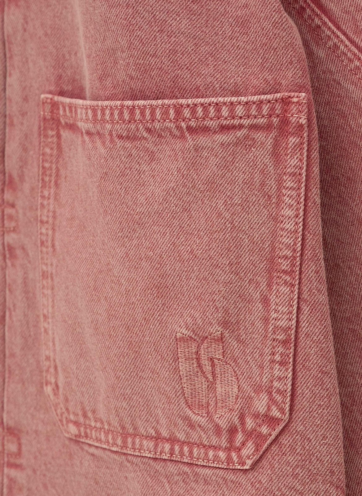 Klassieke denim jas BA&SH Roze