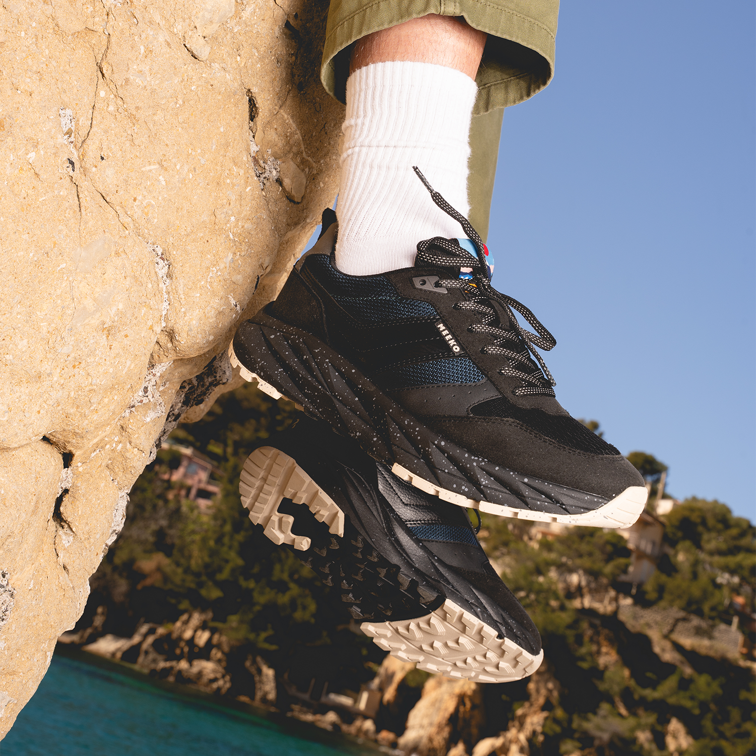 Baskets techniques et durables MEEKO Noir