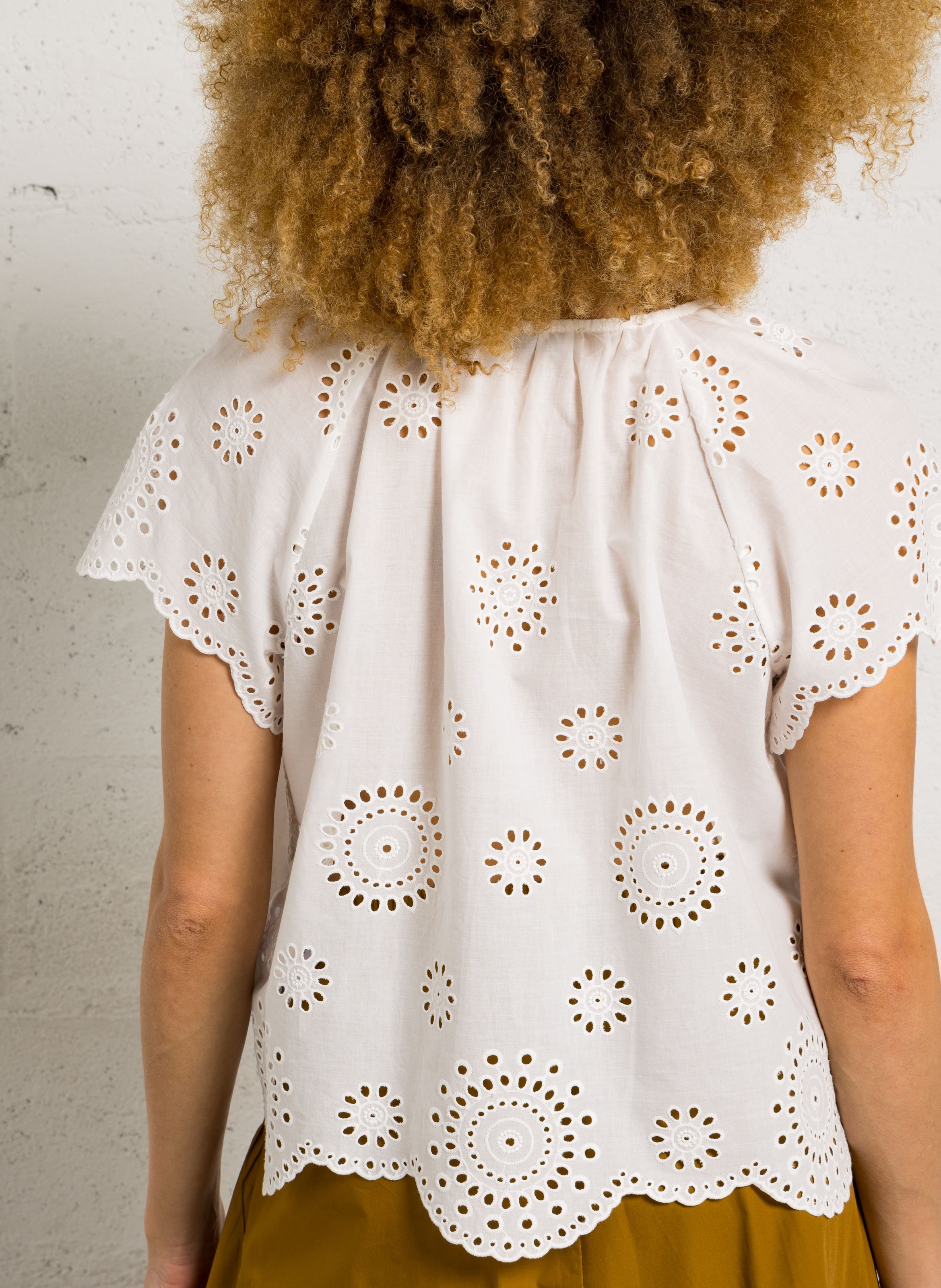 Loose-fit cotton shirt JC SOPHIE White