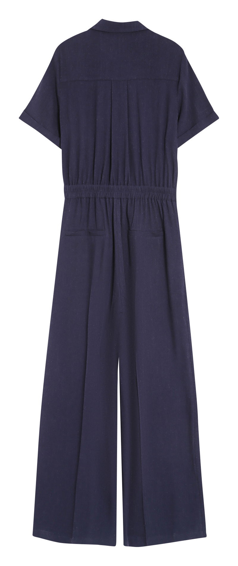 Combinaison manches courtes unie GRACE ET MILA Bleu