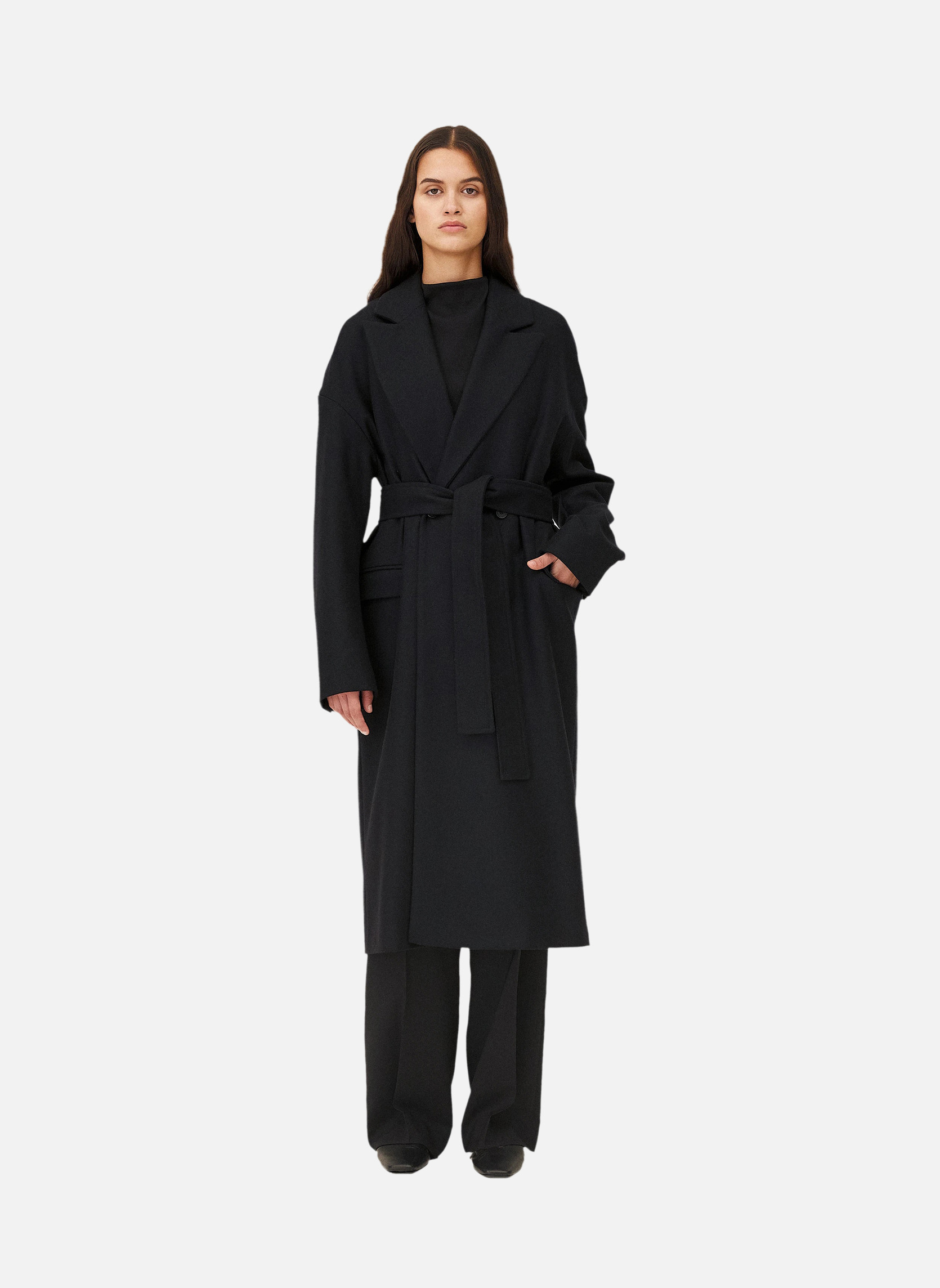 Classic Coat CASPA MIDNIGHT BLUE Noyoco Blue