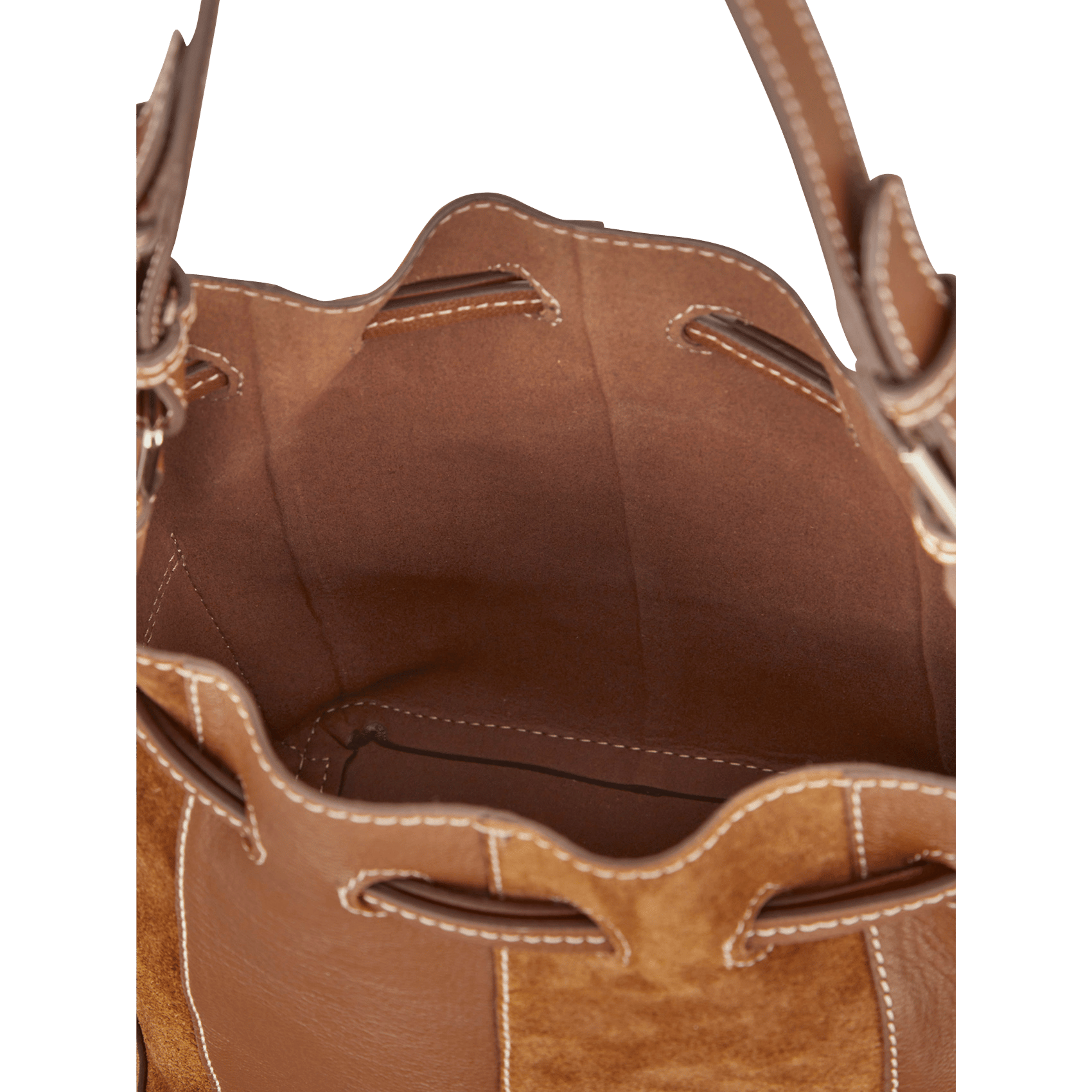 Schultertasche aus Leder BECKSONDERGAARD Braun