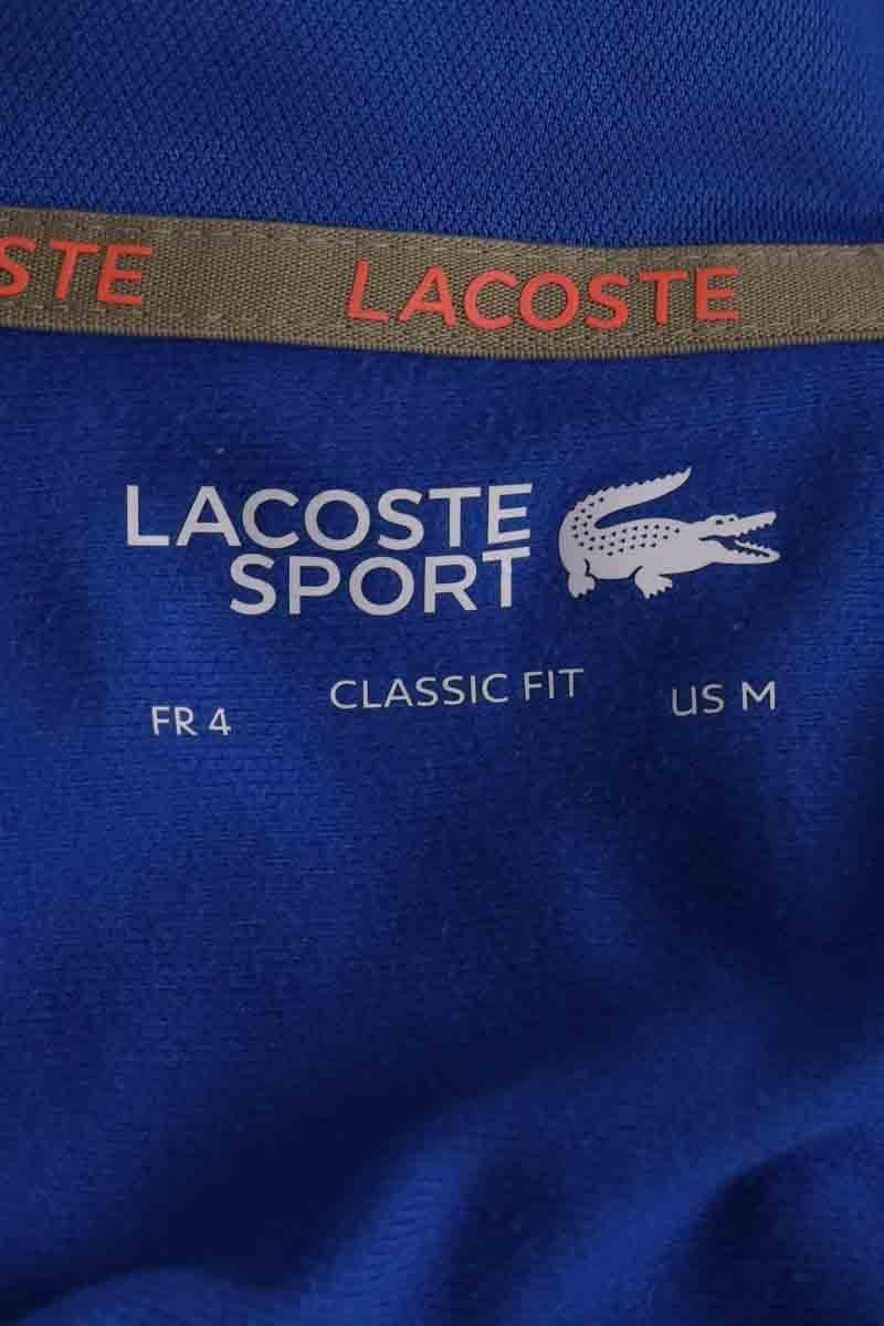 Regular-fit organic cotton jacket with sherpa collar LACOSTE - SECONDE MAIN Blue