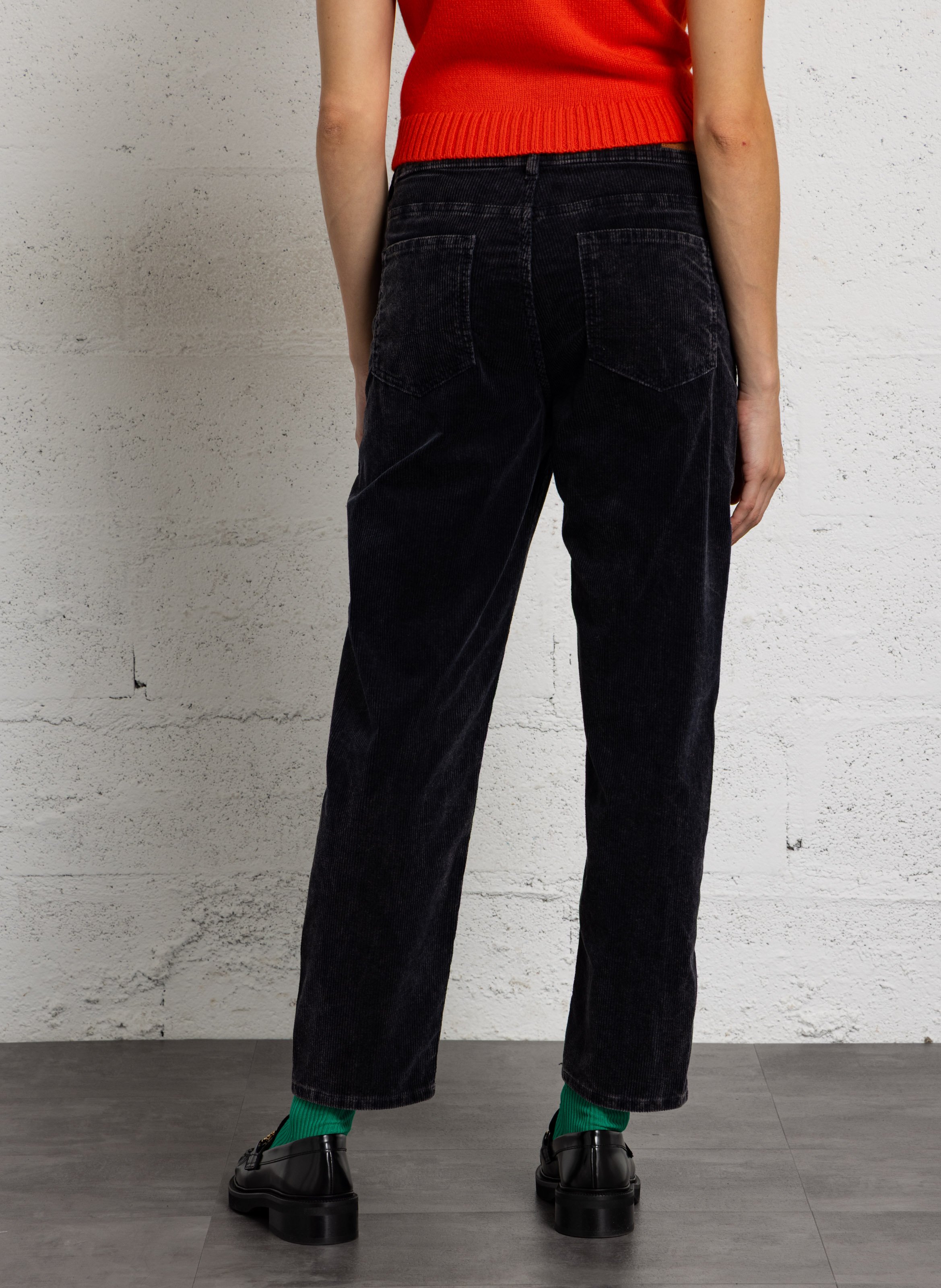 Slim-Fit-Hose aus Baumwoll-Mix HOD PARIS Schwarz