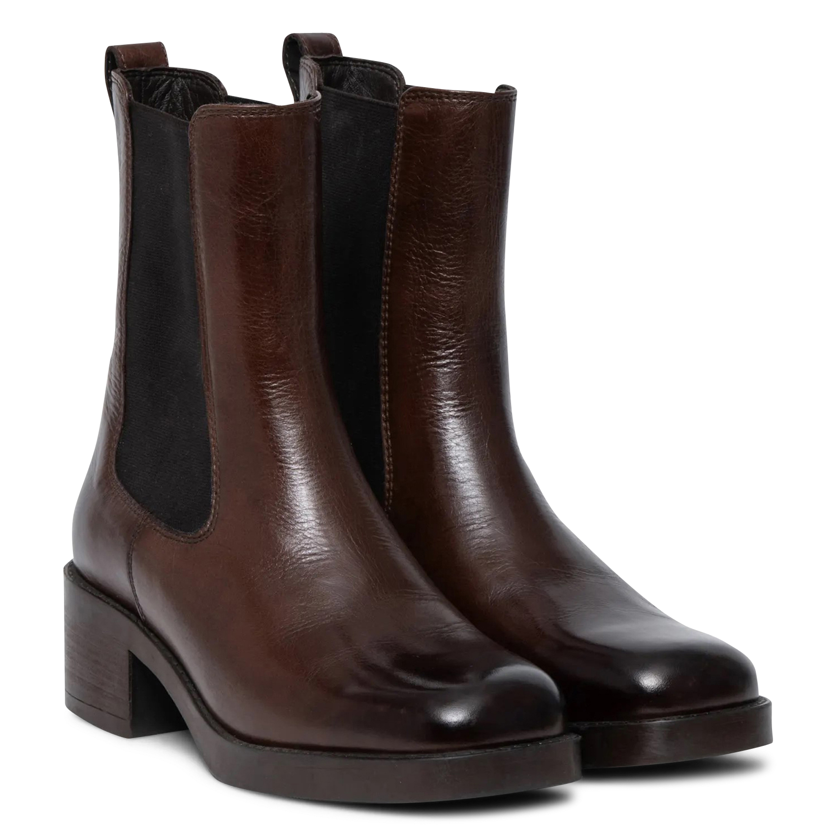 Bottines en cuir | Marron BOCAGE Femme