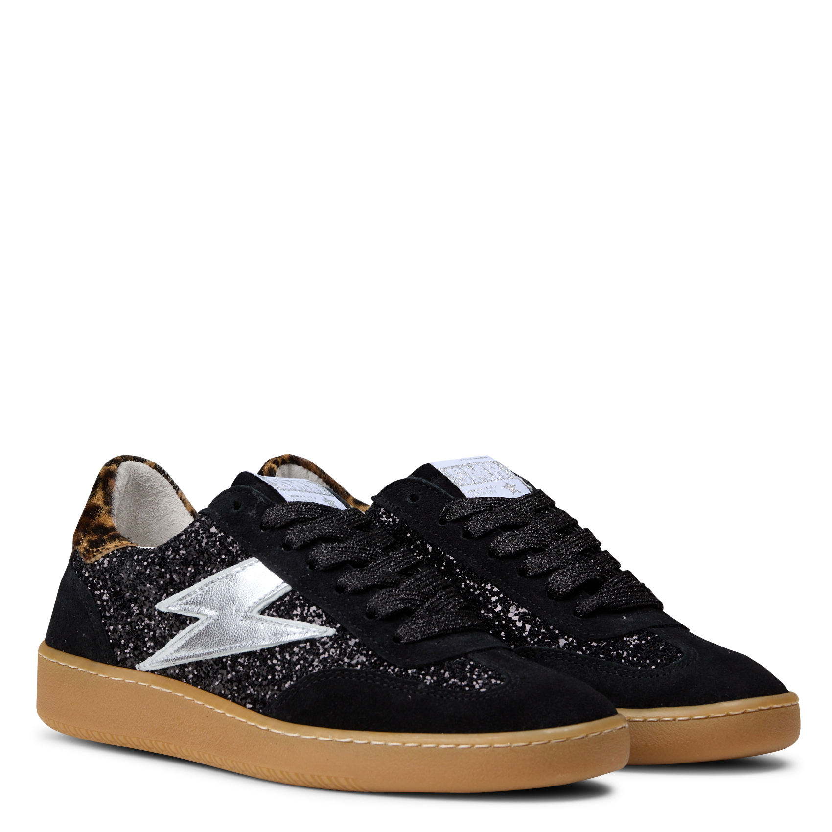 Lage sneakers met pailletten SEMERDJIAN - SMR Zwart