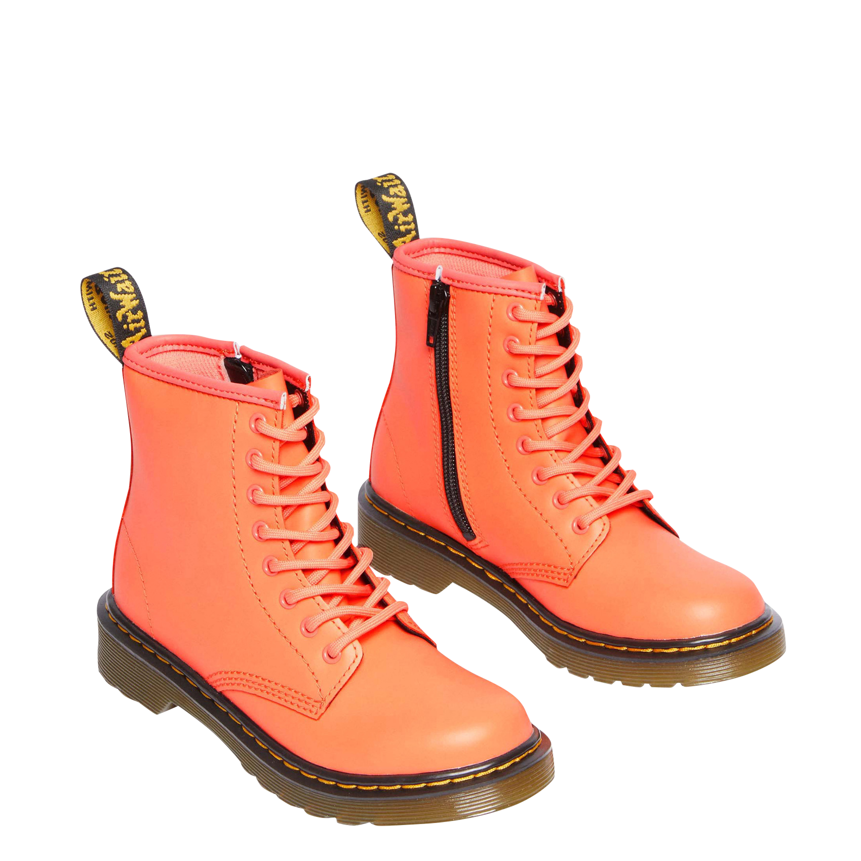 Bottines en cuir DR. MARTENS Orange