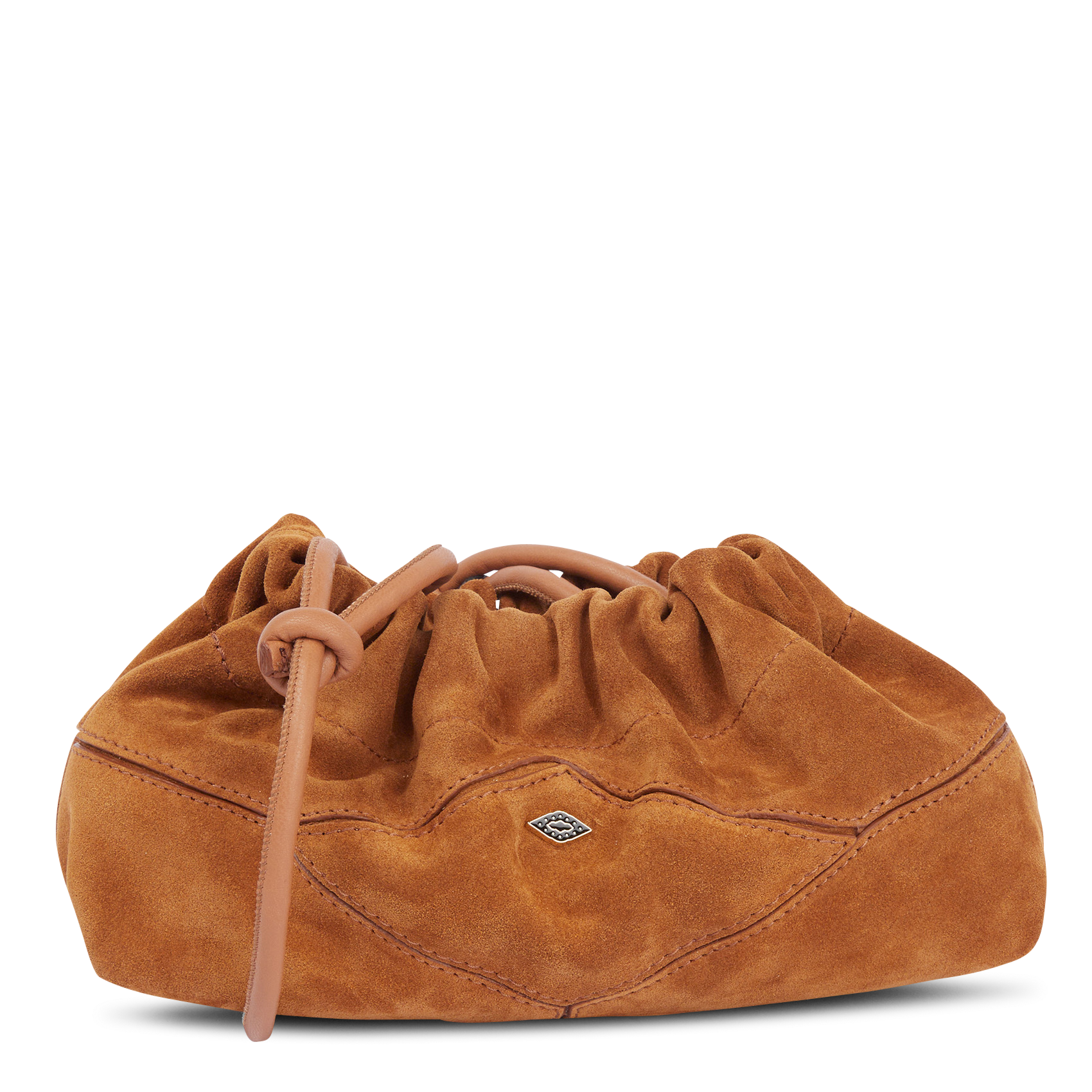 Sac bandoulière en cuir BA&SH Marron