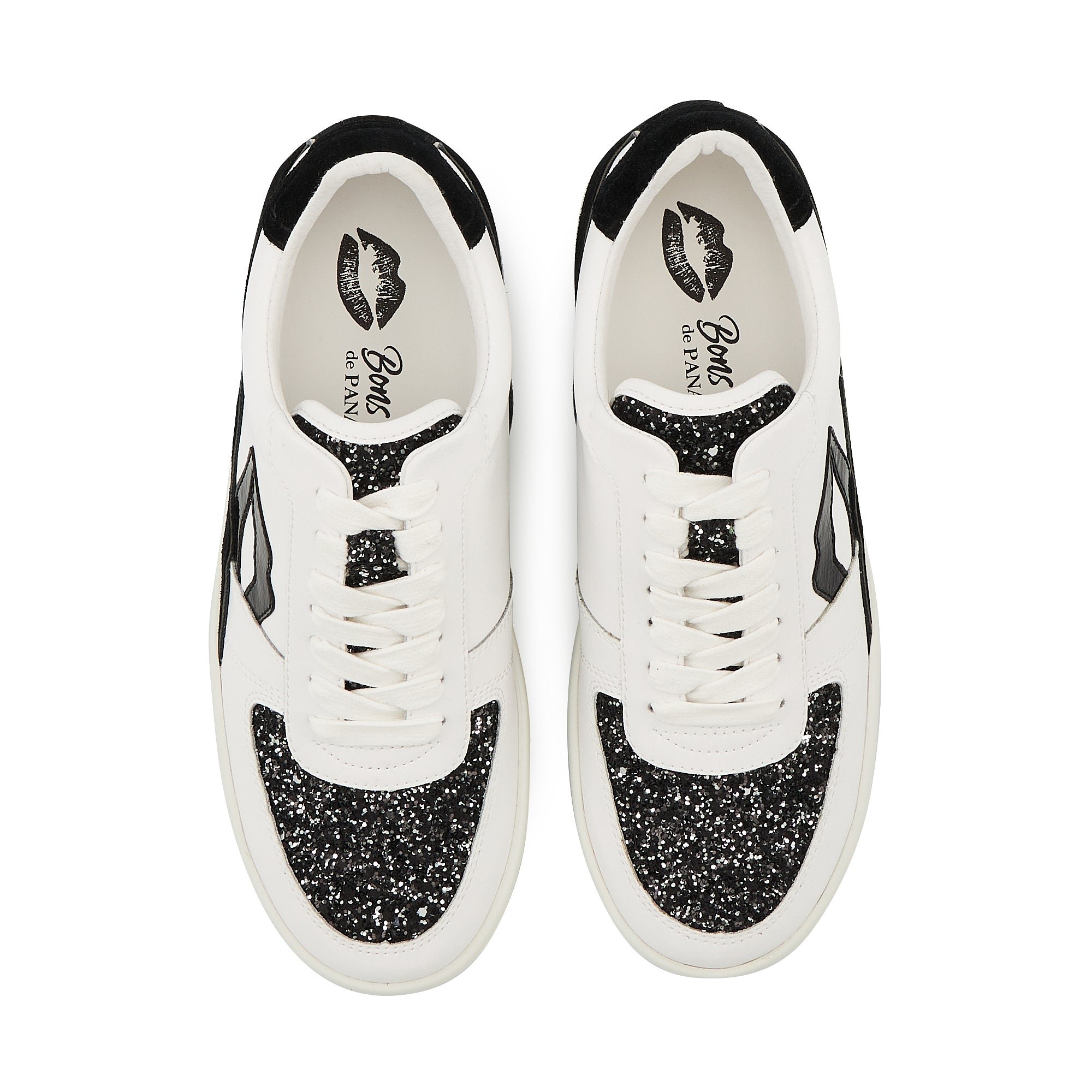 Leather sneakers BONS BAISERS PARIS Black