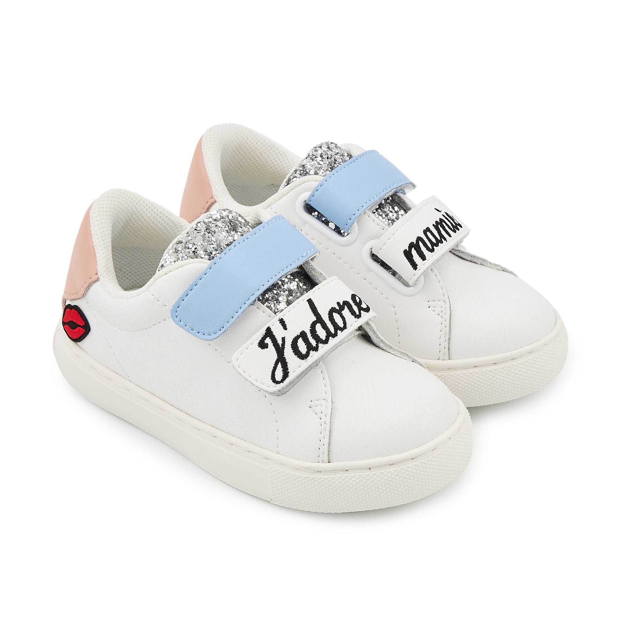 Leather sneakers BONS BAISERS PARIS White