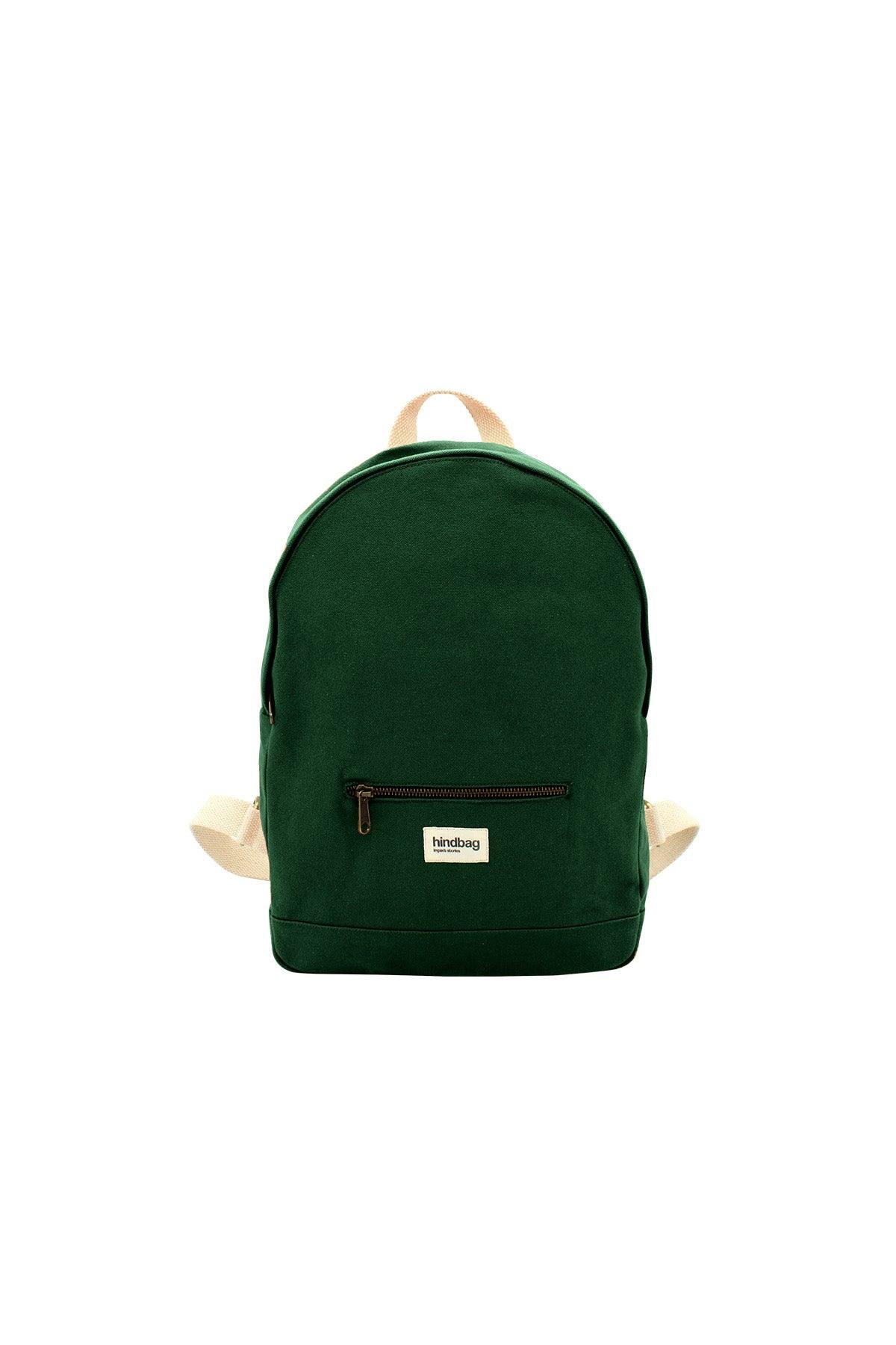 Cotton backpack HINDBAG Green