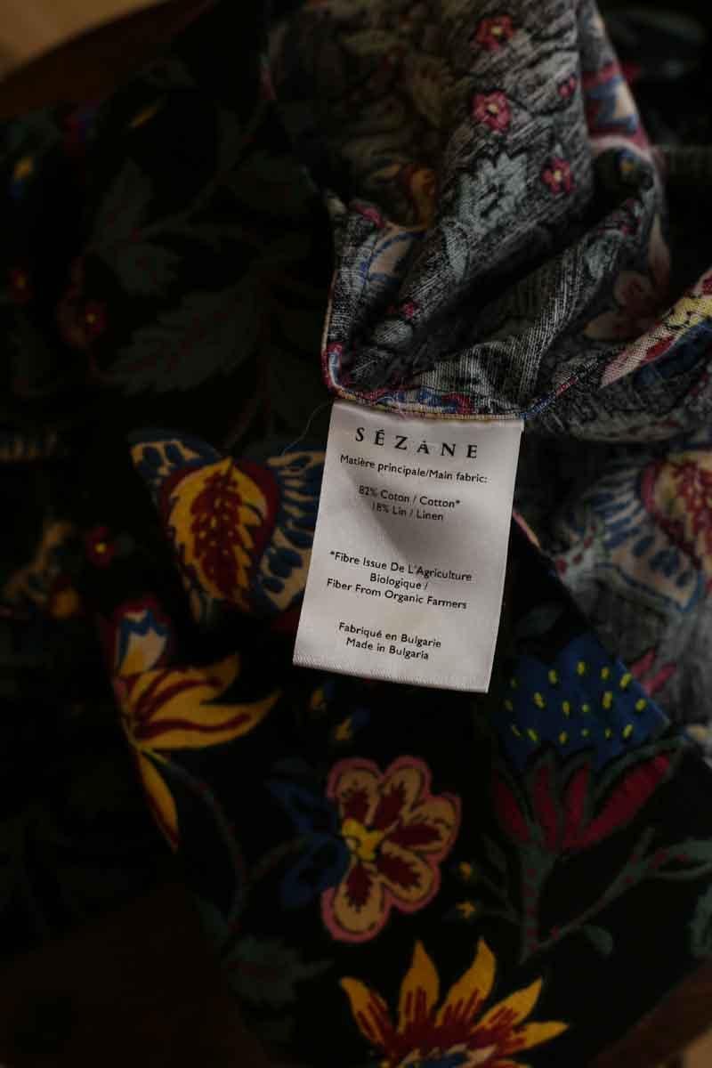 Cotton mini skirt SEZANE - Seconde main Multicolored